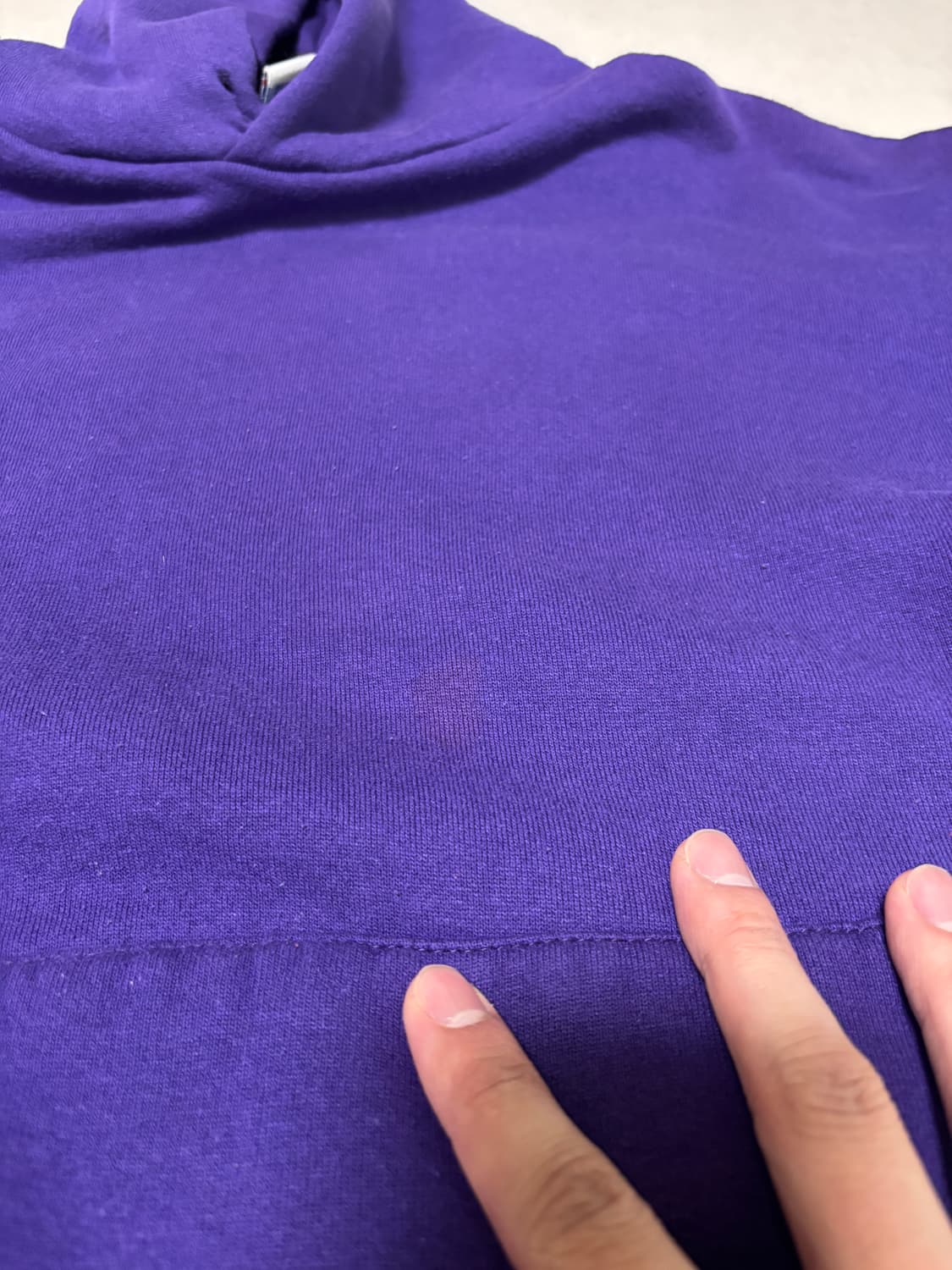 Usa 90s 러셀 애슬레틱 후드 퍼플 L 상품이미지5