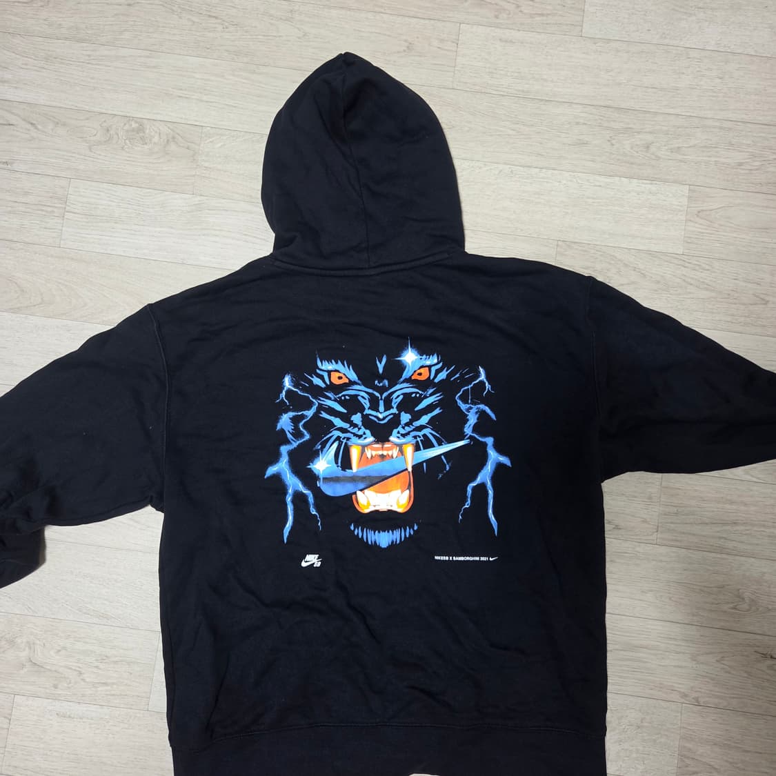 나이키 SB X Samborghini 후드 블랙 상품이미지2