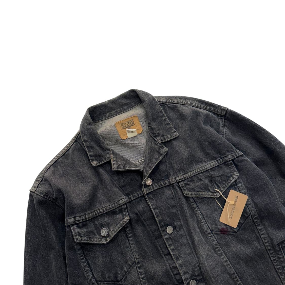 [100~103] 올드갭 블랙 데님 트러커 자켓 상품이미지2