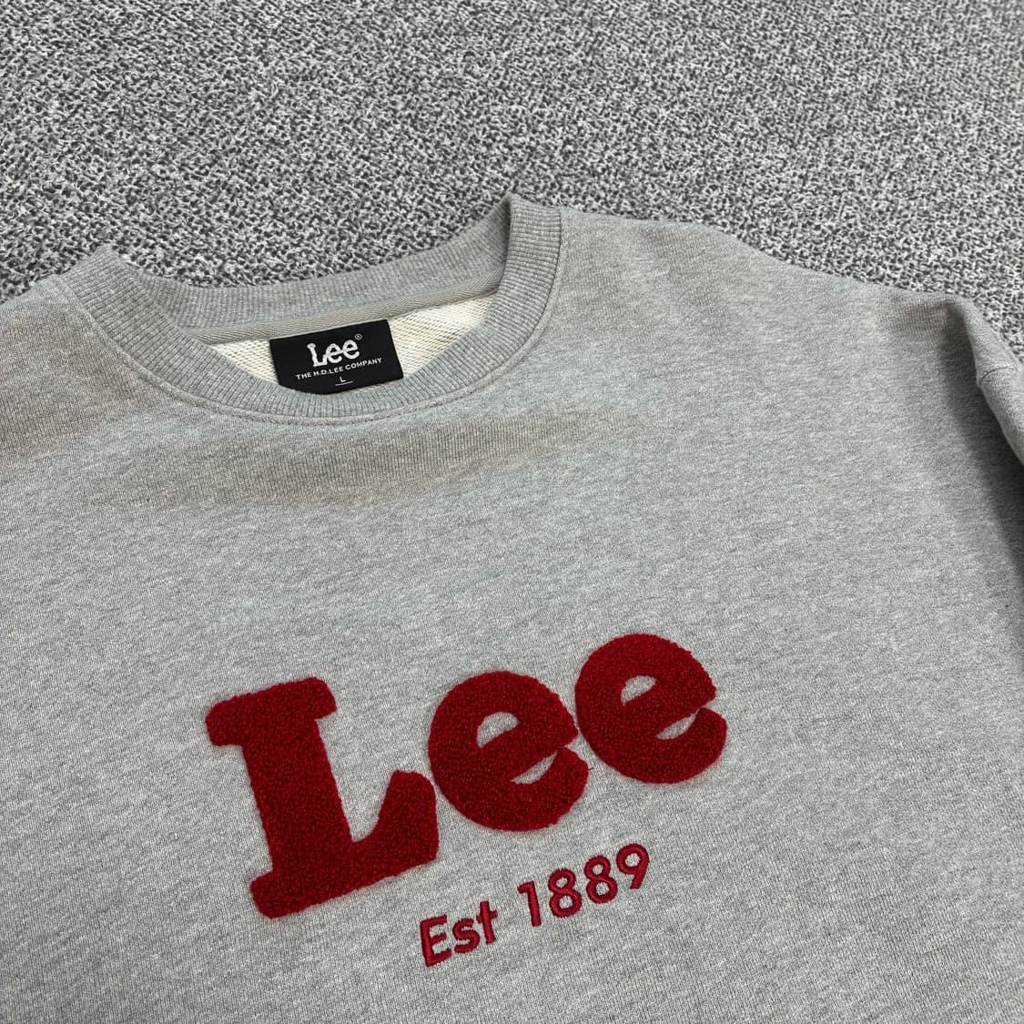 <LEE 패치 로고 맨투맨> No.1476 상품이미지7