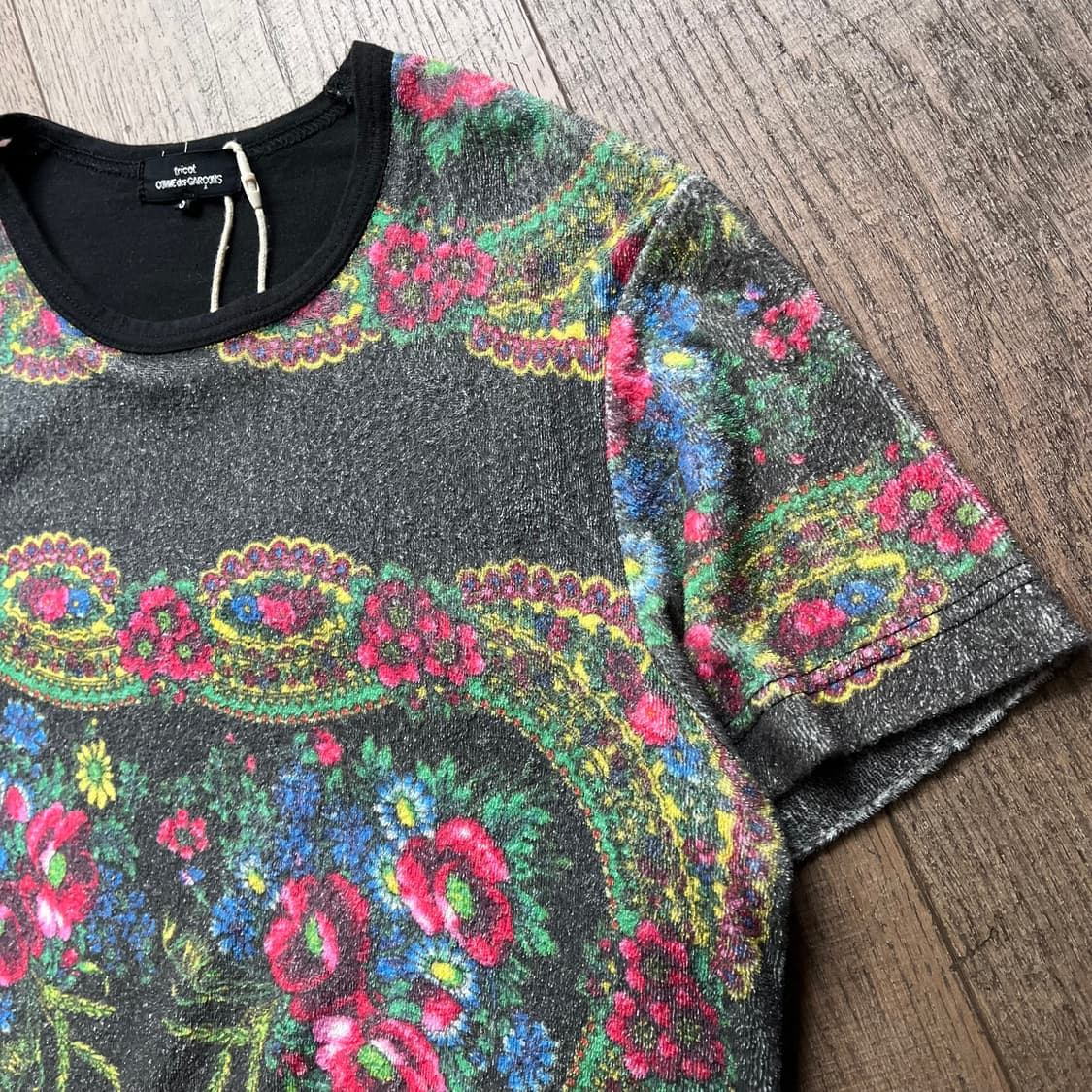 Terry Jacquard Floral Tee  상품이미지3
