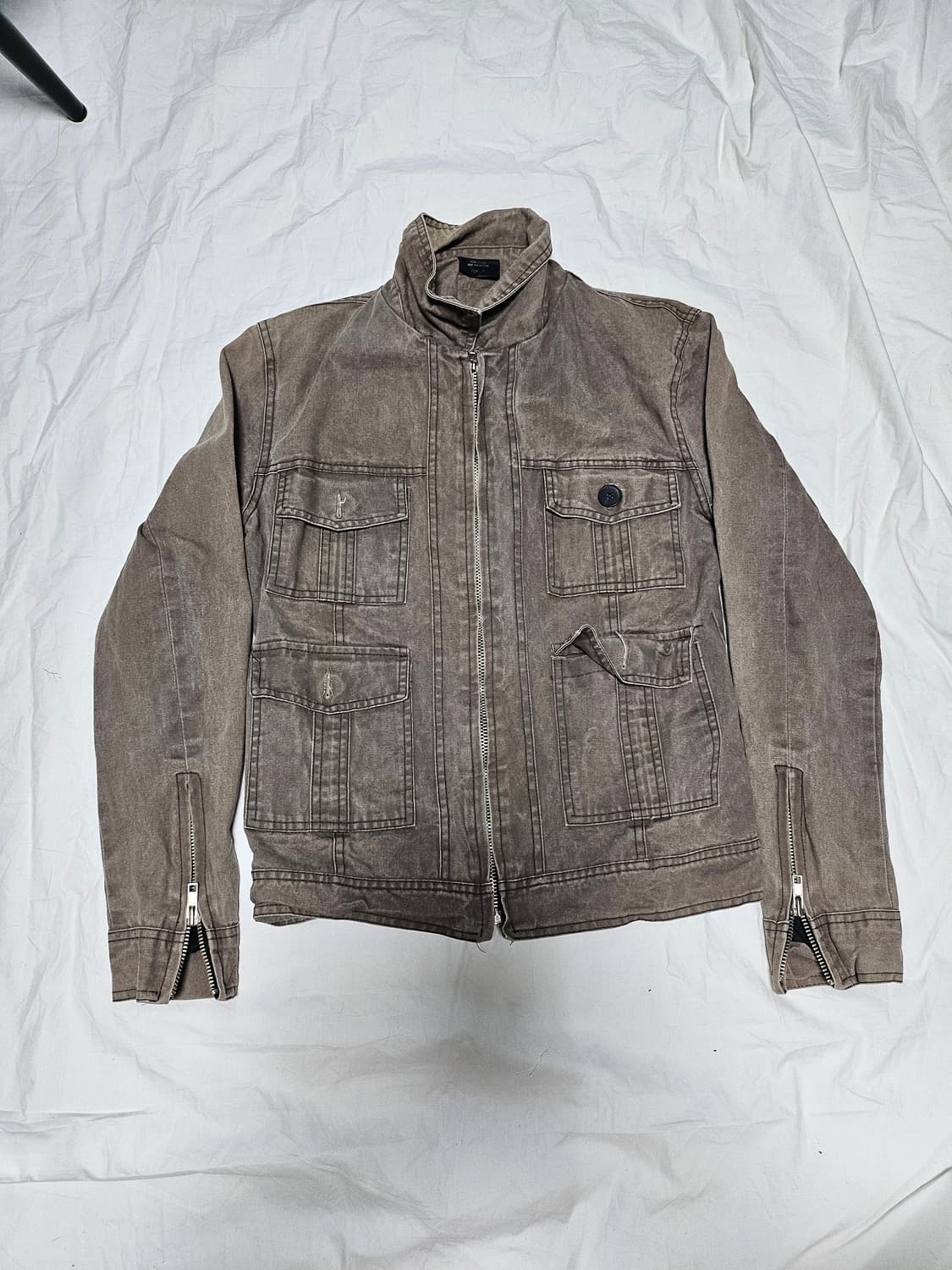 넘버나인 브라운 데님 자켓 2 상품이미지1