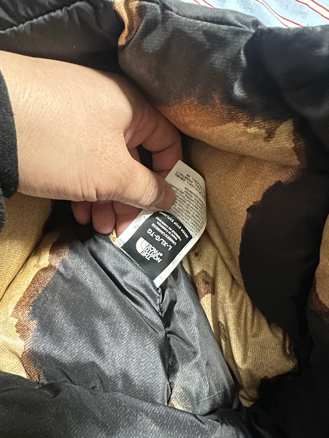 슈프림 노스페이스 블리치드 트루퍼 상품이미지3