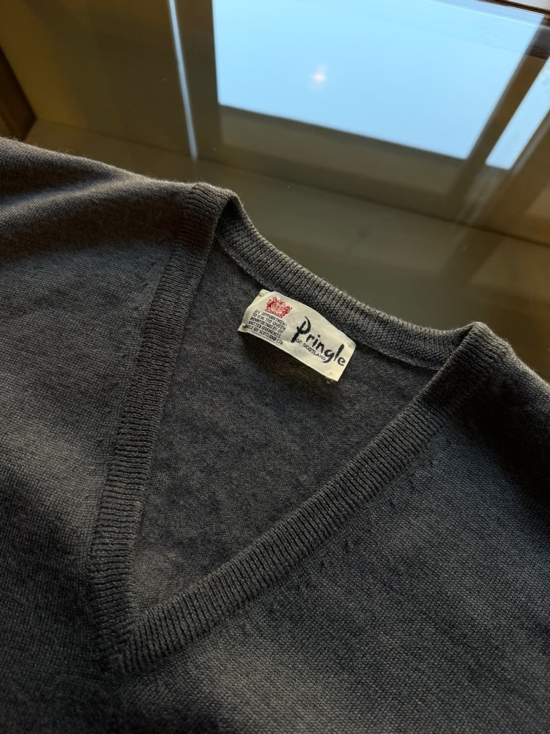 프링글 오브 스코틀랜드 브이넥 니트105 상품이미지7
