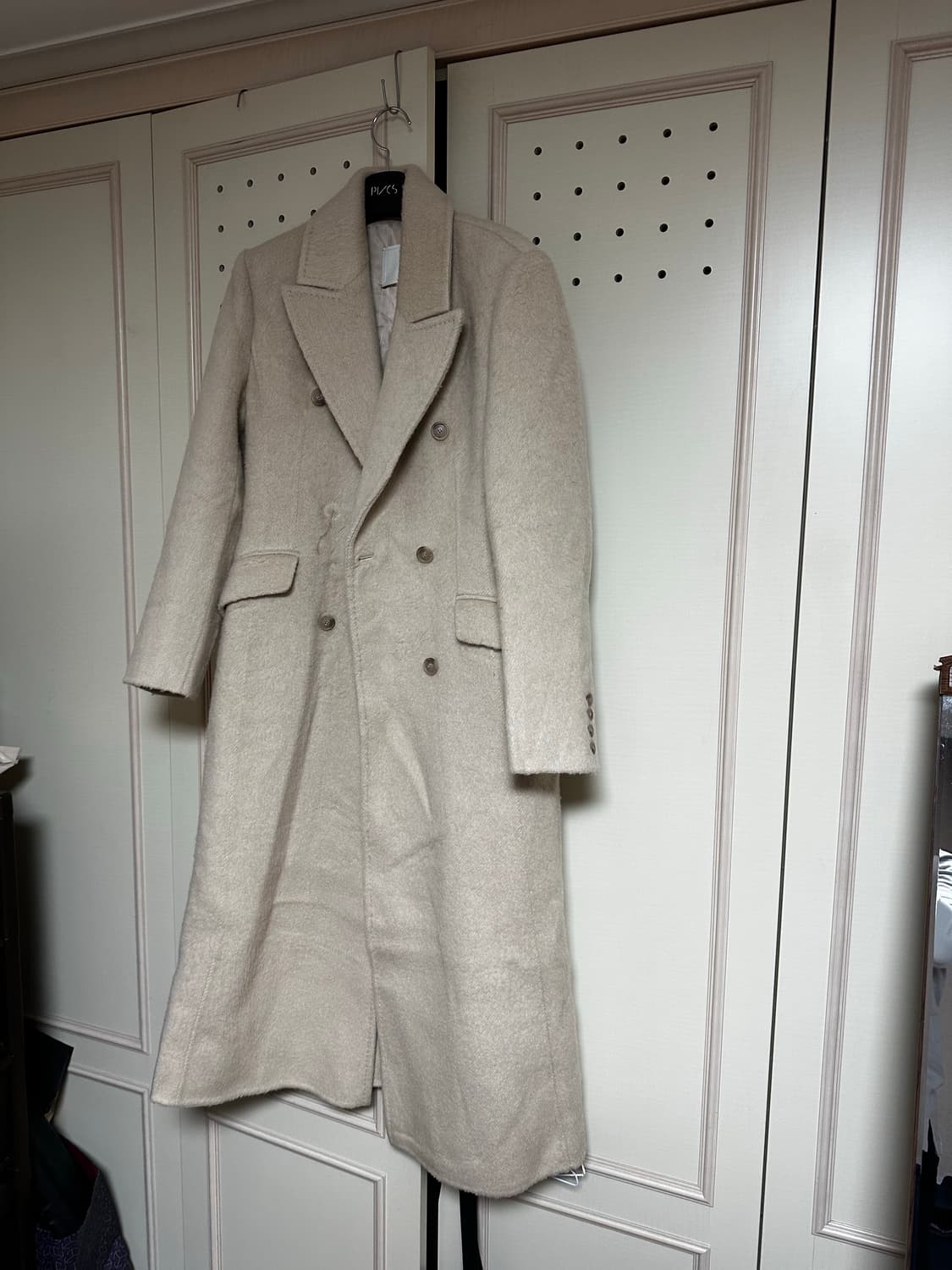 루시르주 울 맥시 코트 라이트베이지 상품이미지4