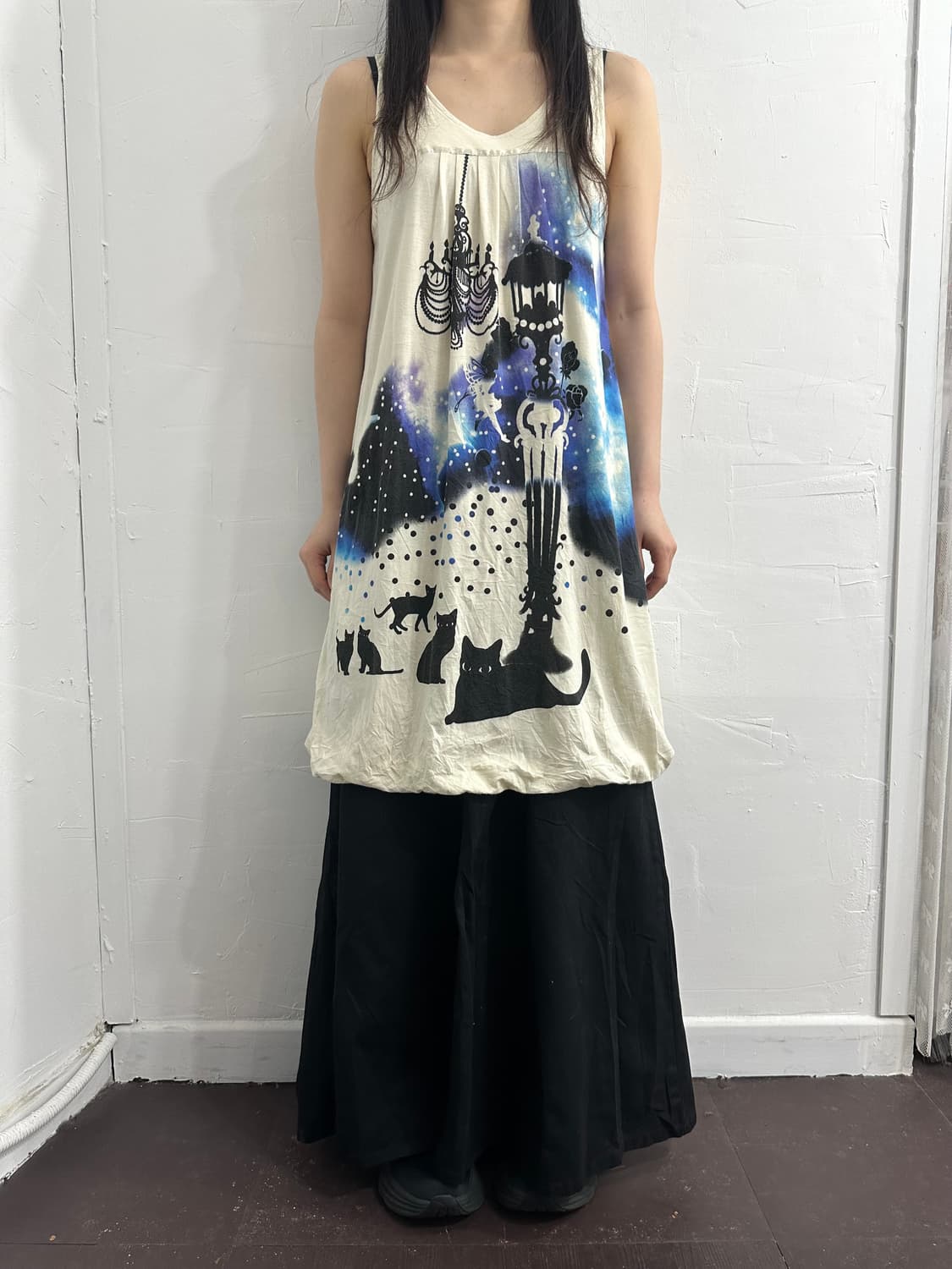 cotton long skirt 상품이미지3