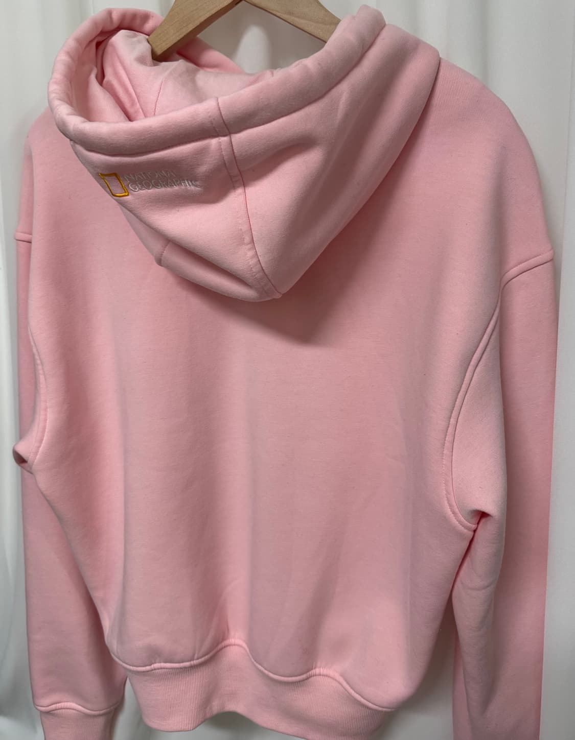 내셔널지오그래픽 핑크 기모후드티 상품이미지8