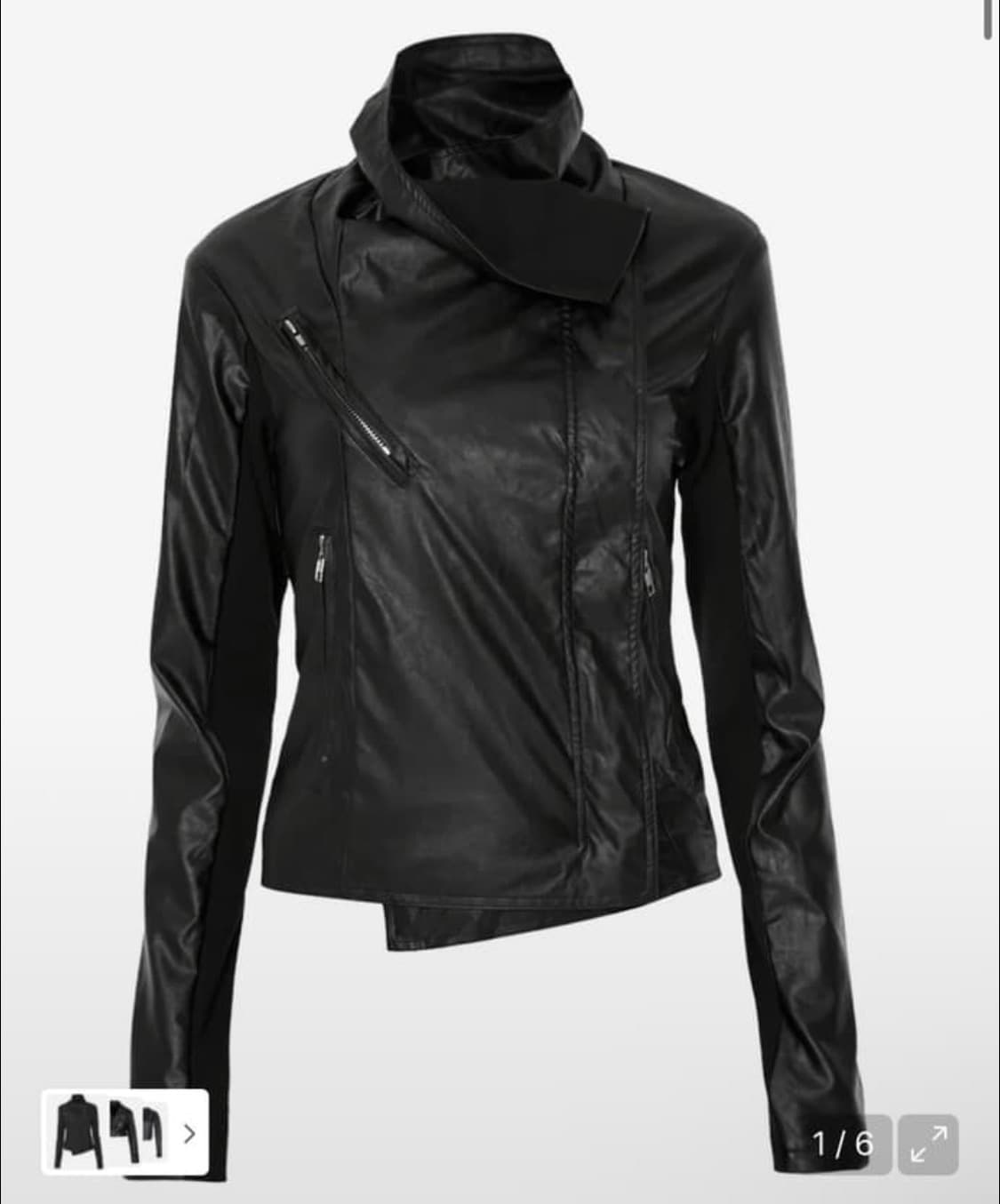 플레어업 레더자켓 상품이미지1