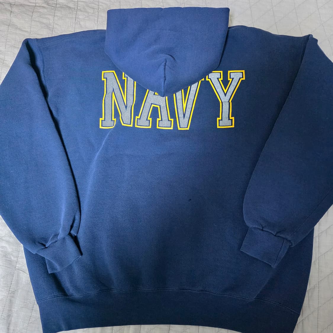 [XL] 90s USA 네이비 USN NAVY 빈티지 후드티 상품이미지5