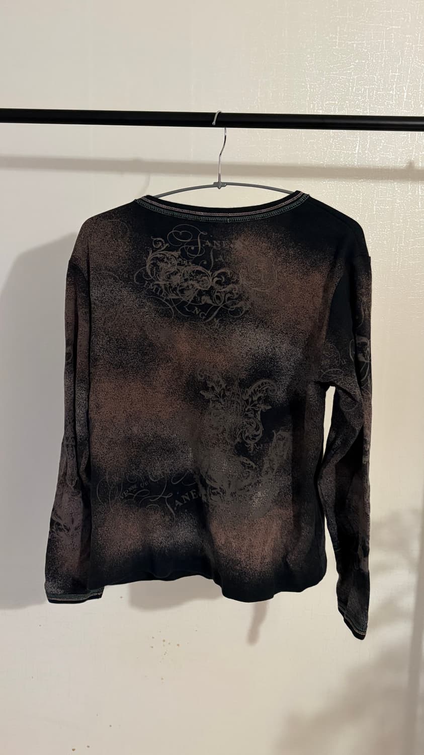 Y2k mood Vintage 2000s Gothic longsleeve 상품이미지2