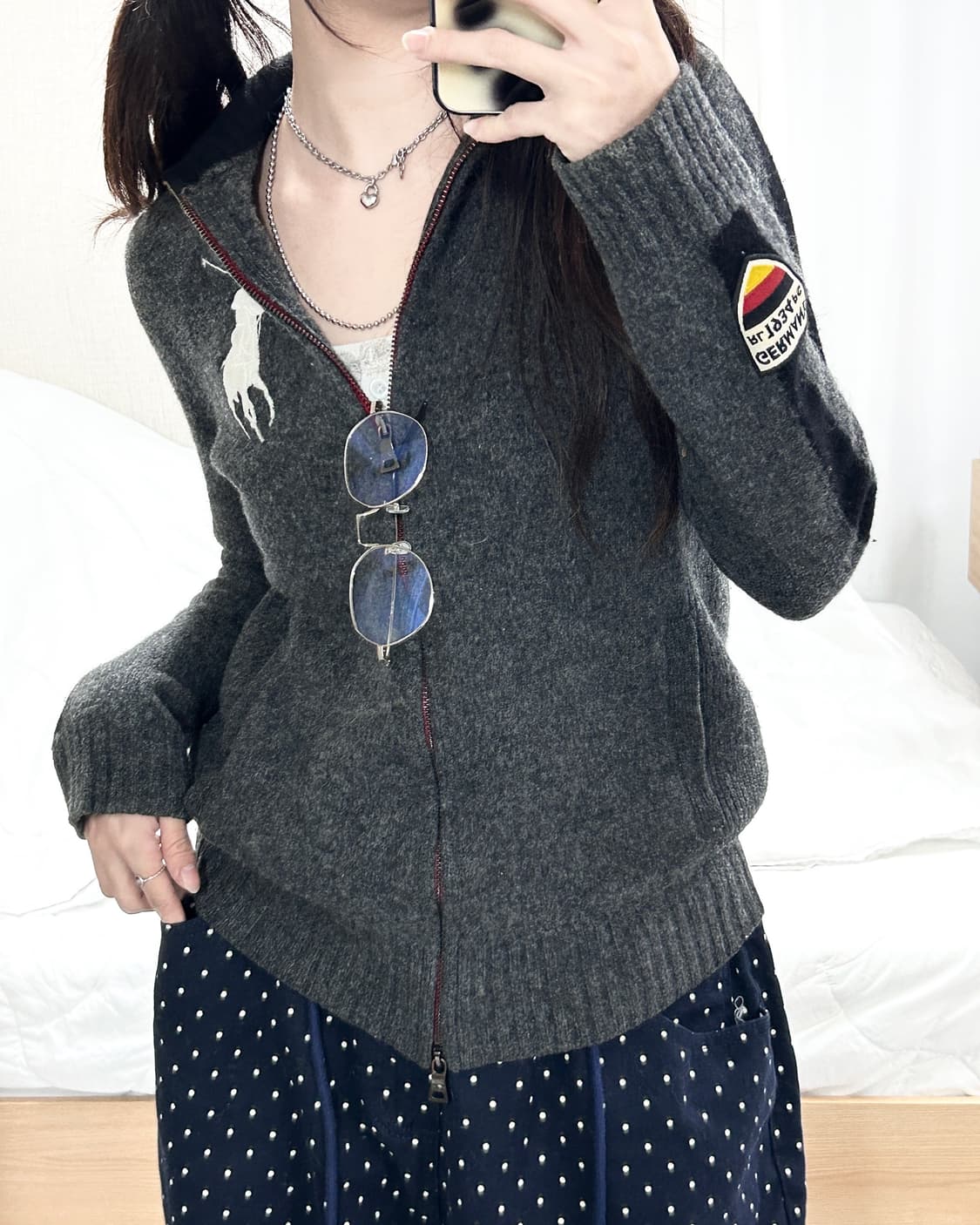 폴로 빅포니 독일 투웨이 니트집업 상품이미지5