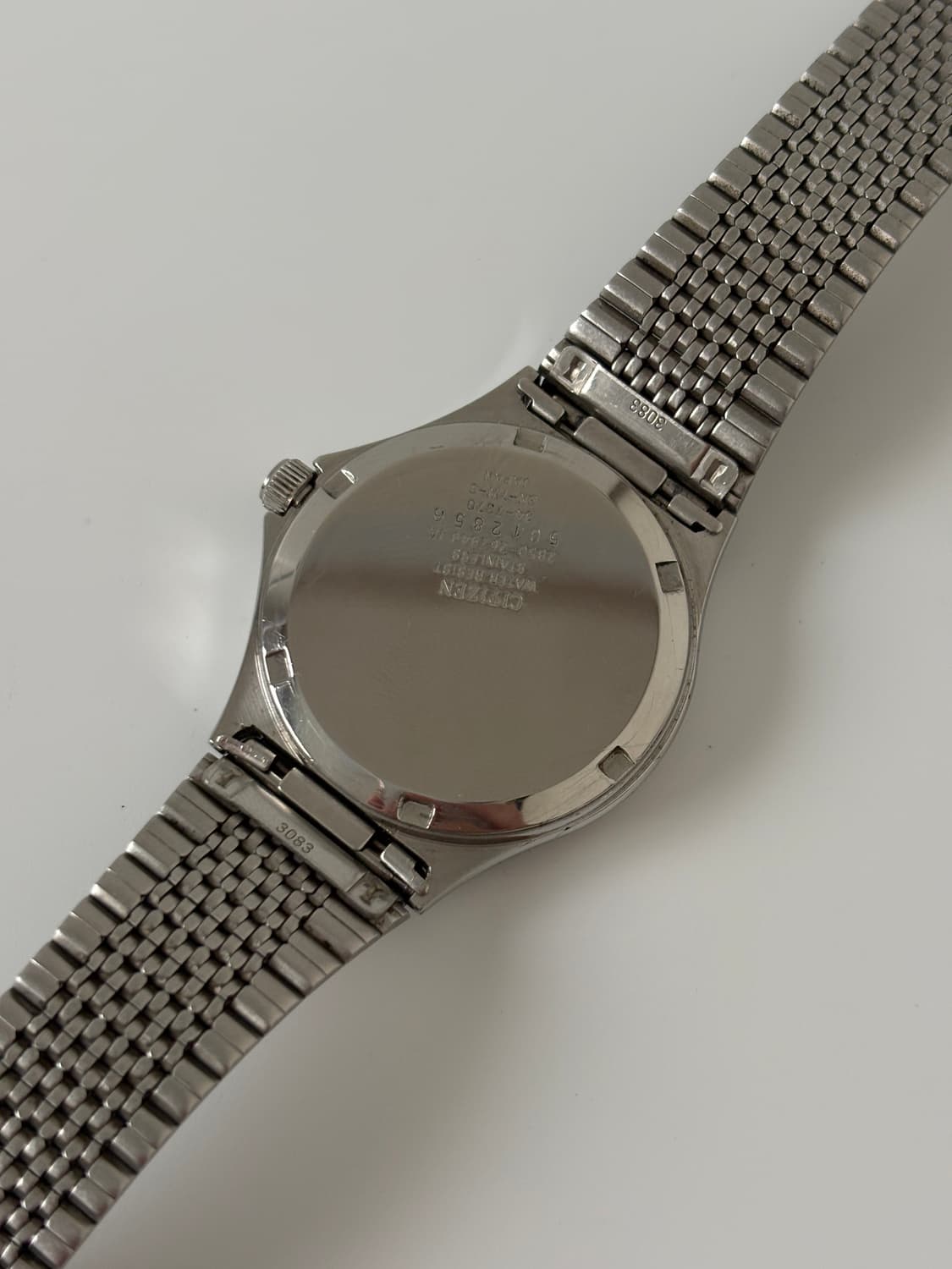 1980s CQ White Dial Silver Quartz 상품이미지5