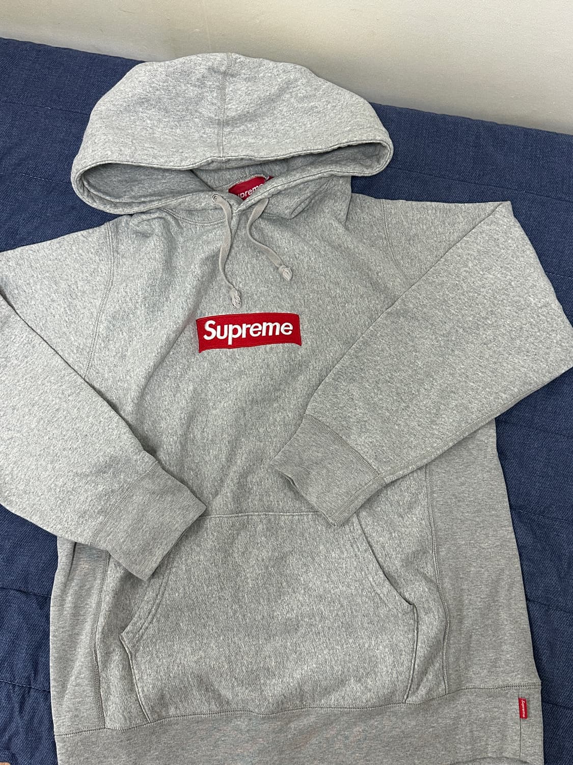 슈프림  박스로고 후드 회빨 라지 14FW  상품이미지1