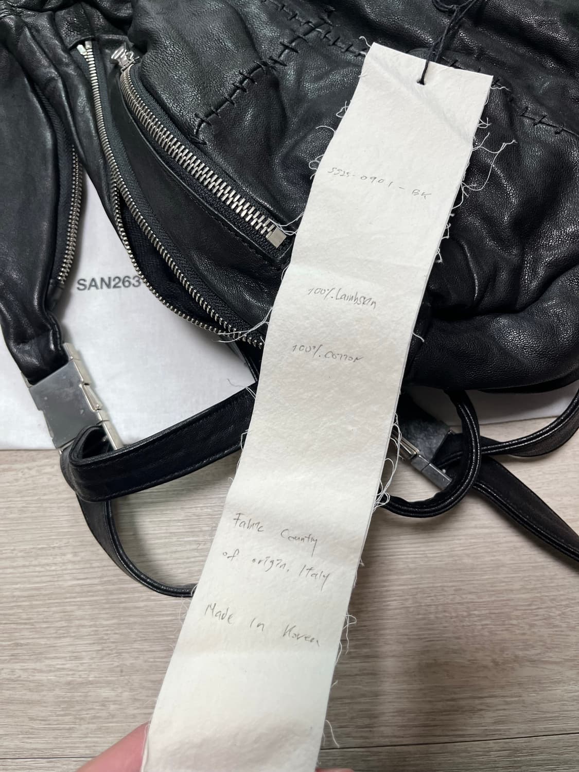 san263-1 레더 슬링 백 상품이미지3