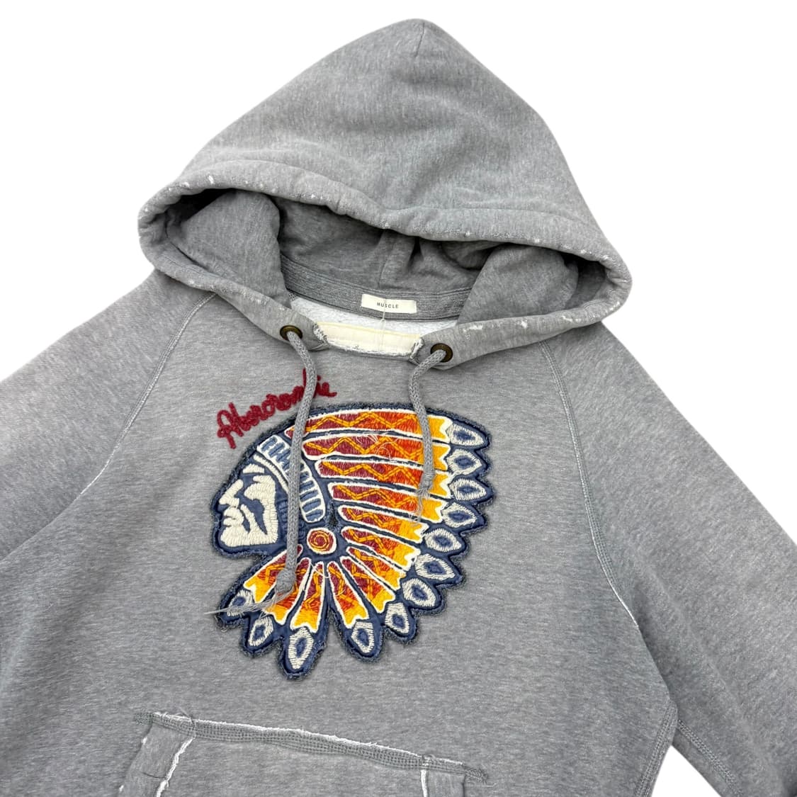 아베크롬비 보헤미안 그래픽 그레이 후드티 상품이미지4