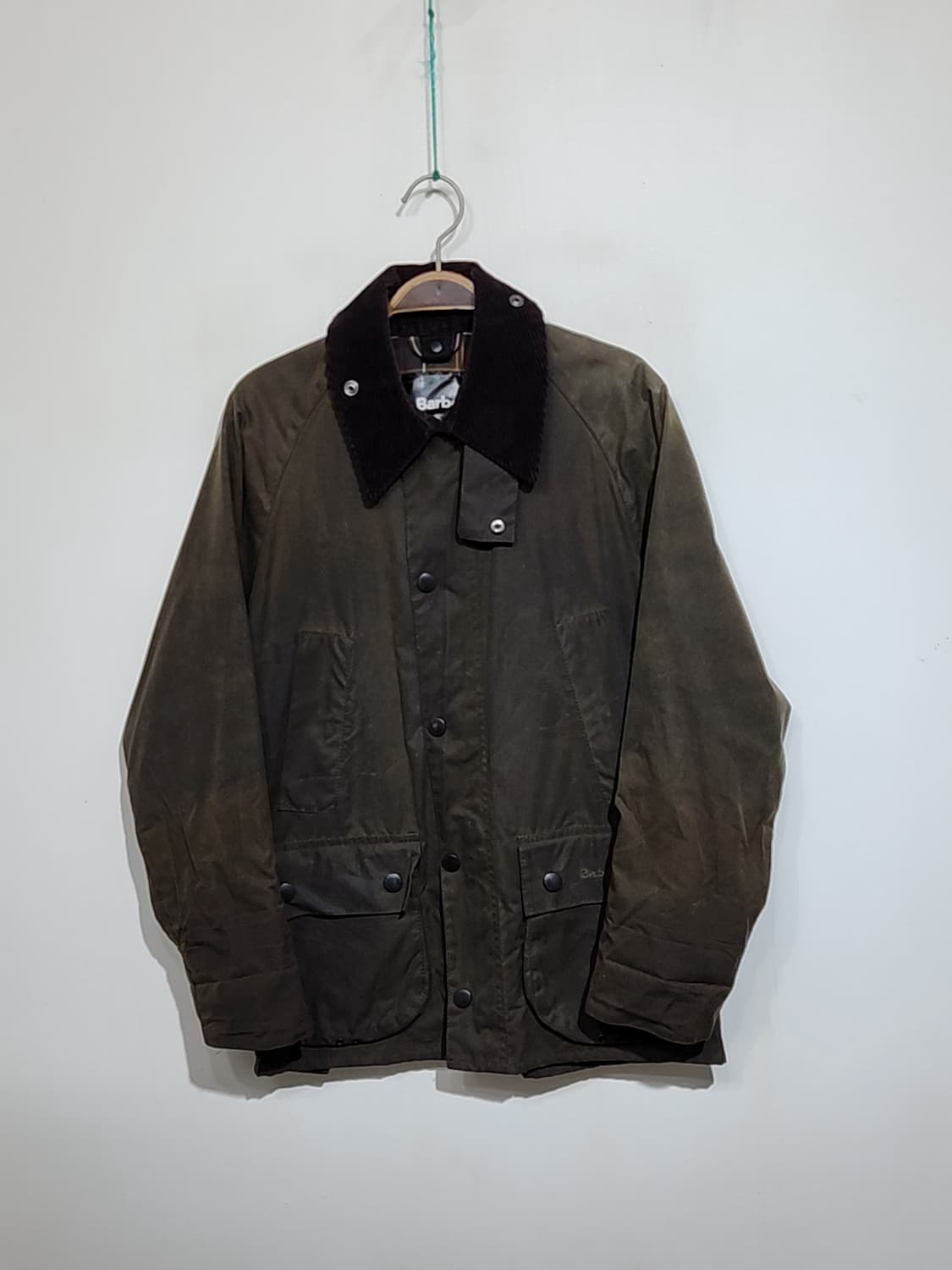 (S) 바버 왁싱자켓 클래식 비데일 왁스점퍼 매장판  상품이미지1
