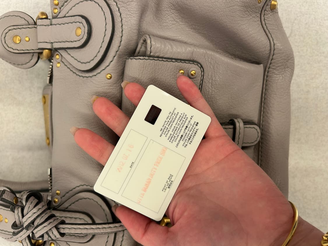 끌로에 패딩턴백 그레이 가죽 상품이미지10