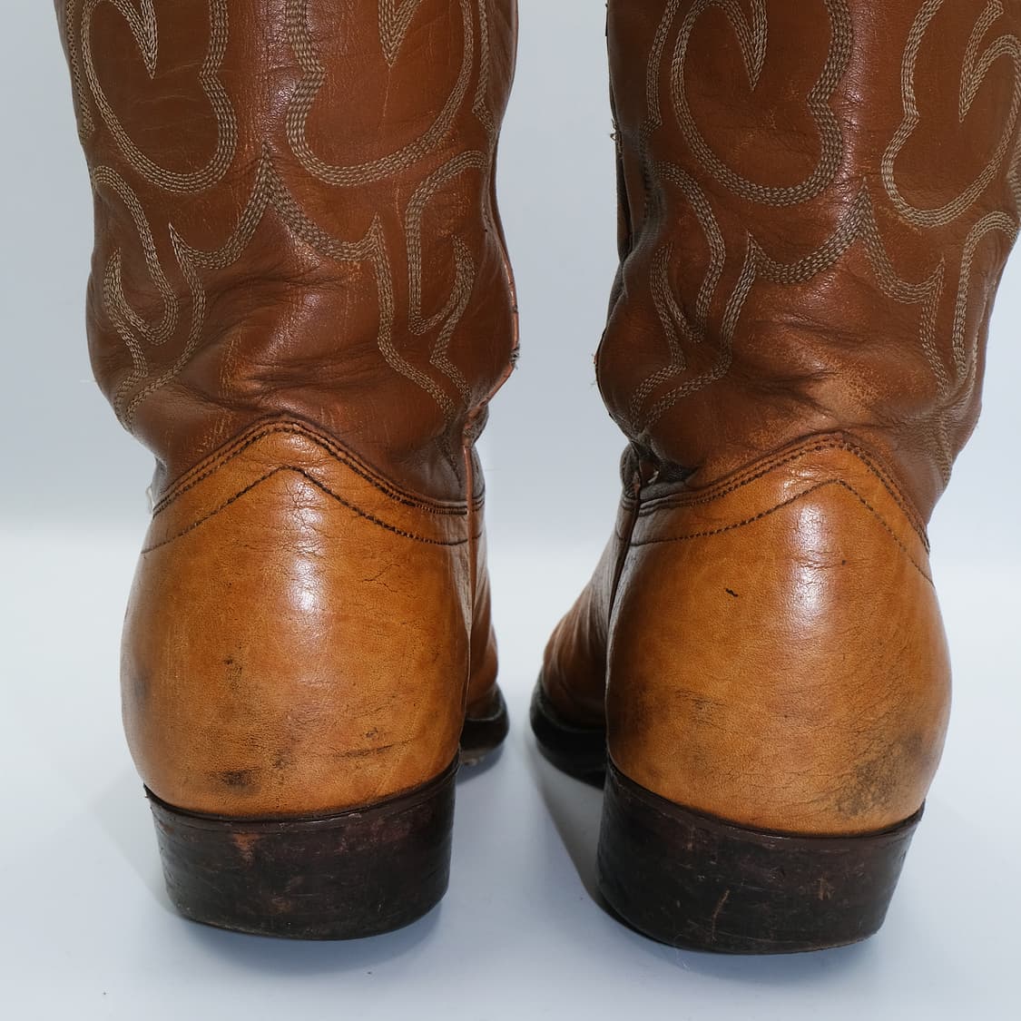 빈티지 J.Chisholm 웨스턴 레더 부츠 9D(270) BT27009 상품이미지8