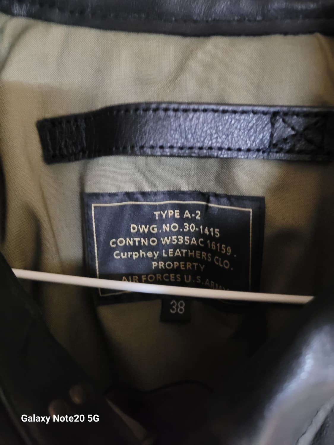 U.s army 가죽자켓 상품이미지3