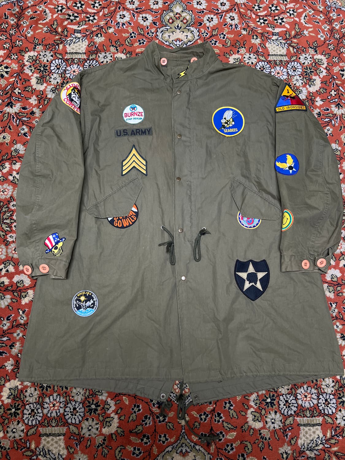 [XL] M65 패치 피쉬테일 개파카 야상 외피 상품이미지1