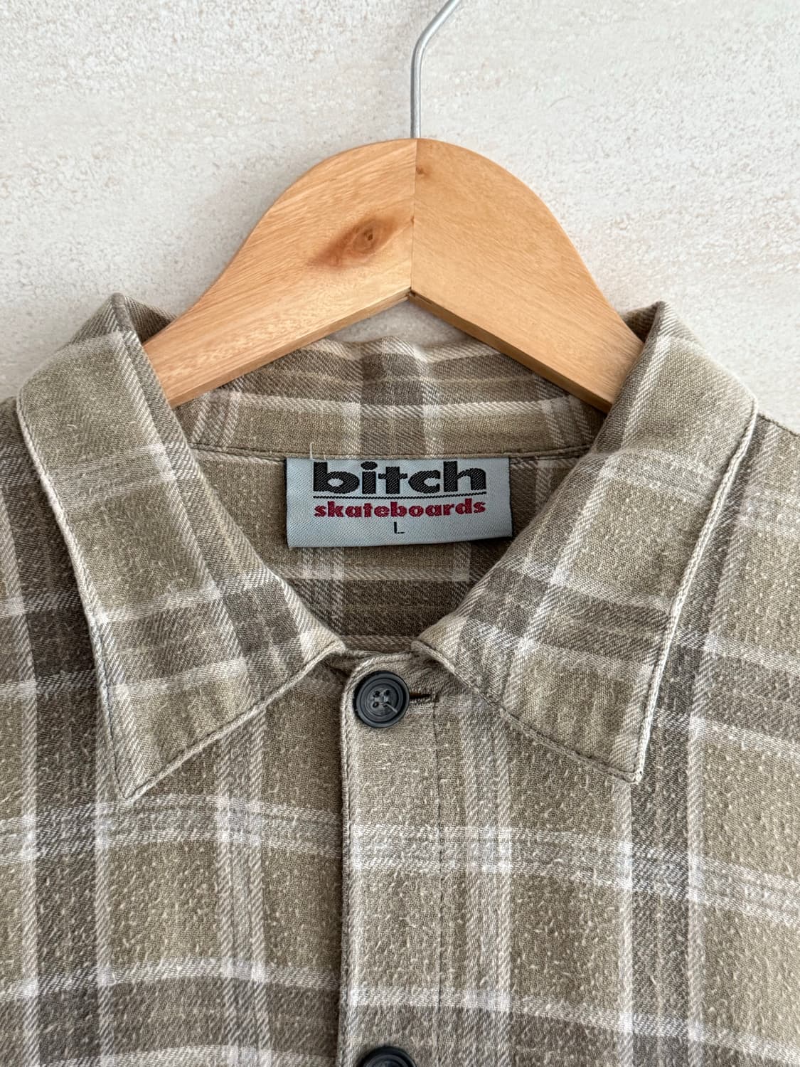 90s Bitch Sakteboards 체크 셔츠 상품이미지3