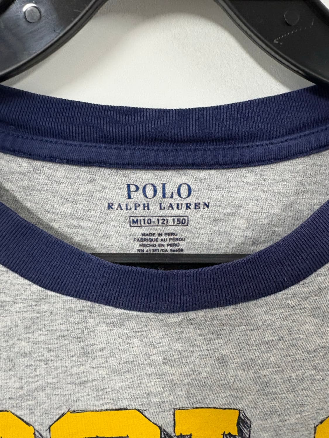 폴로 랄프로렌 배색 반팔 티셔츠 상품이미지5