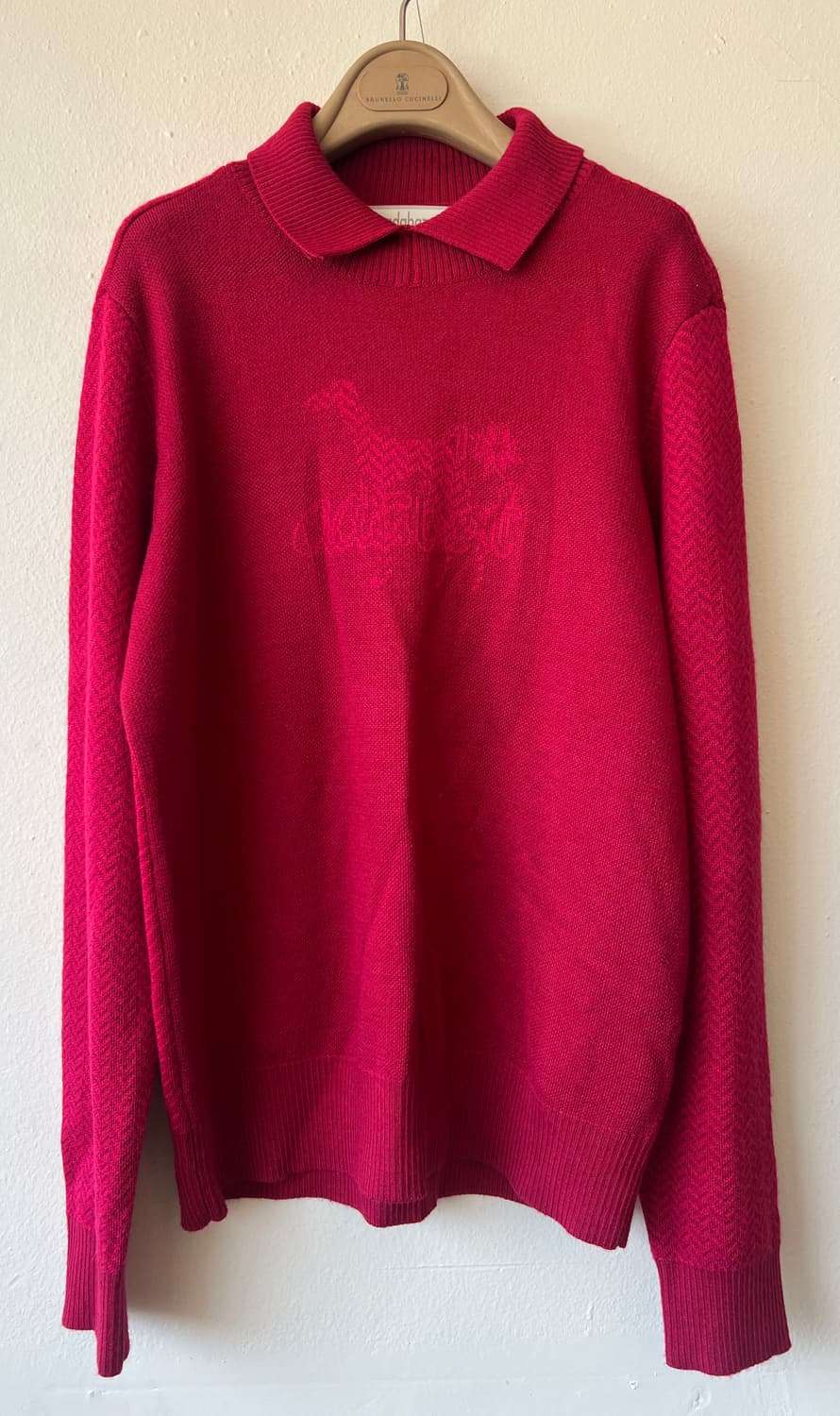 아다바트 adabat 남성  버건디레드 골프카라울니트

 상품이미지1