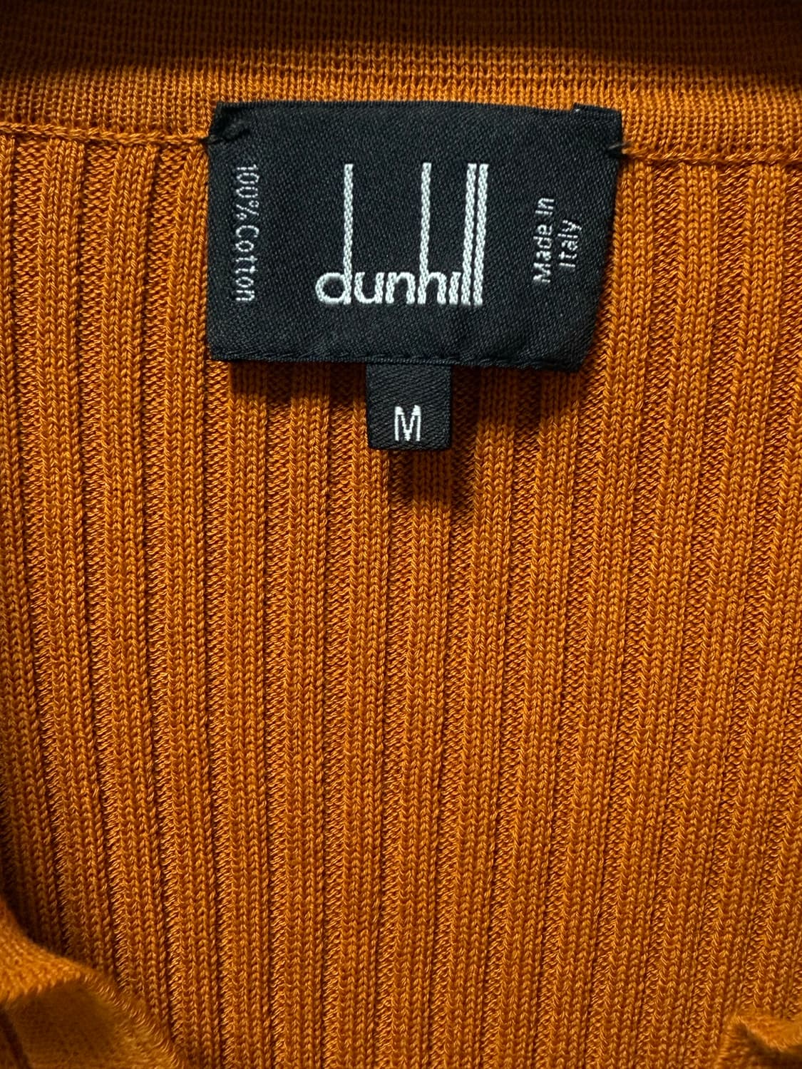 던힐 오렌지 골지 니트 M 상품이미지2
