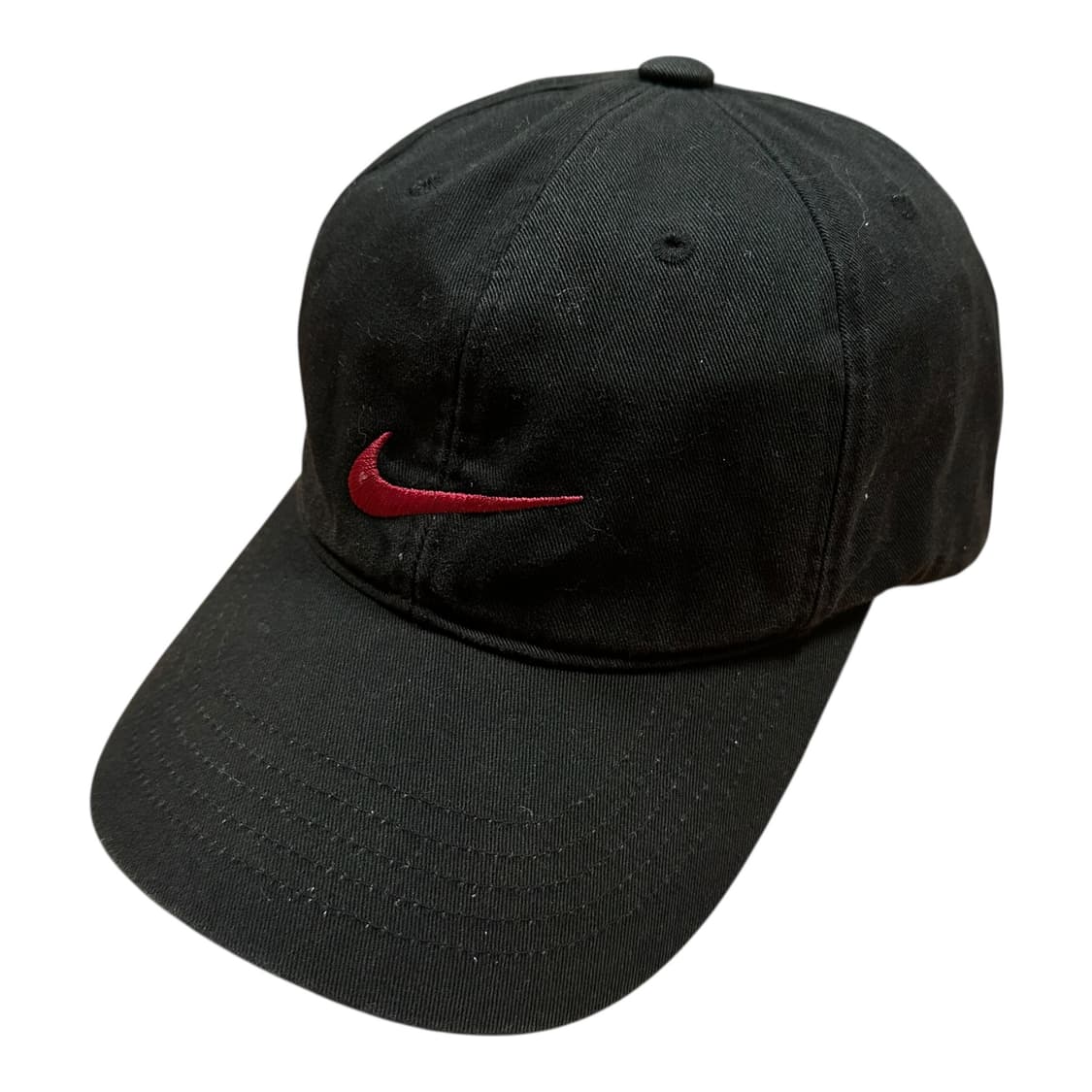 ✨ (바배) 나이키 블랙 레드 로고 볼캡 모자  상품이미지1
