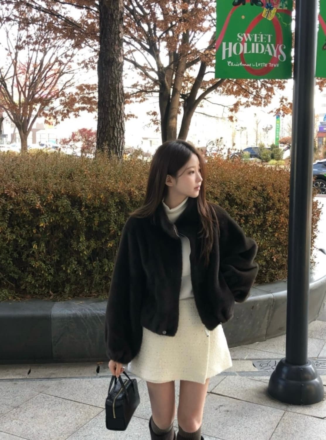 (새상품)비코튼 블란 퍼자켓 상품이미지7