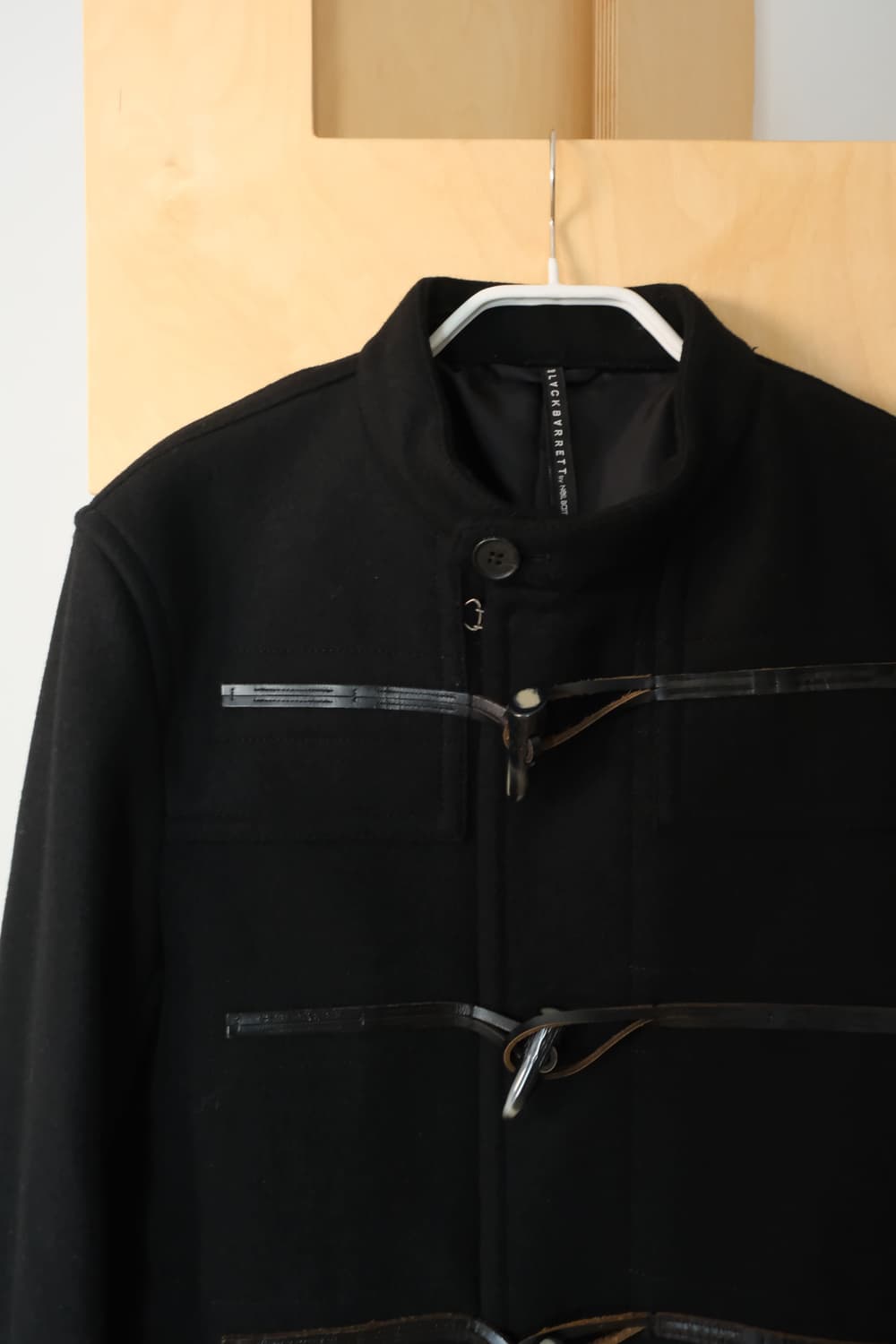 NEIL BARRETT Leather Toggle Duffle Hood  상품이미지4