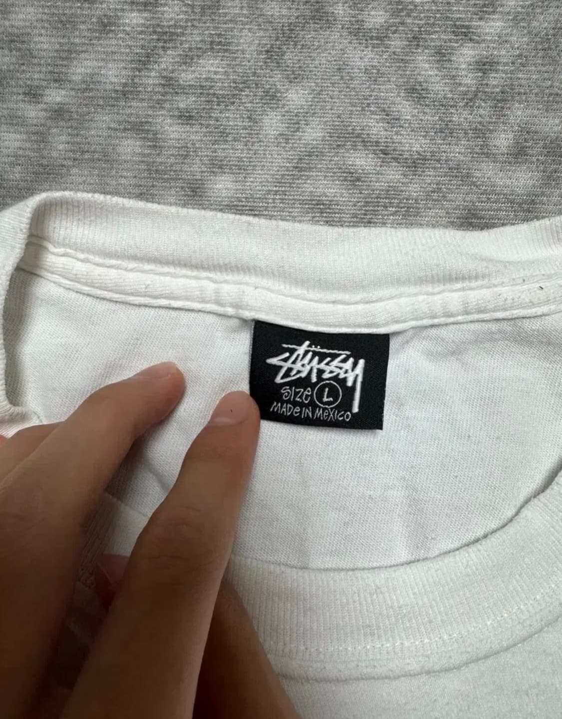 스투시 퍼지 다이스 티셔츠 화이트 상품이미지3