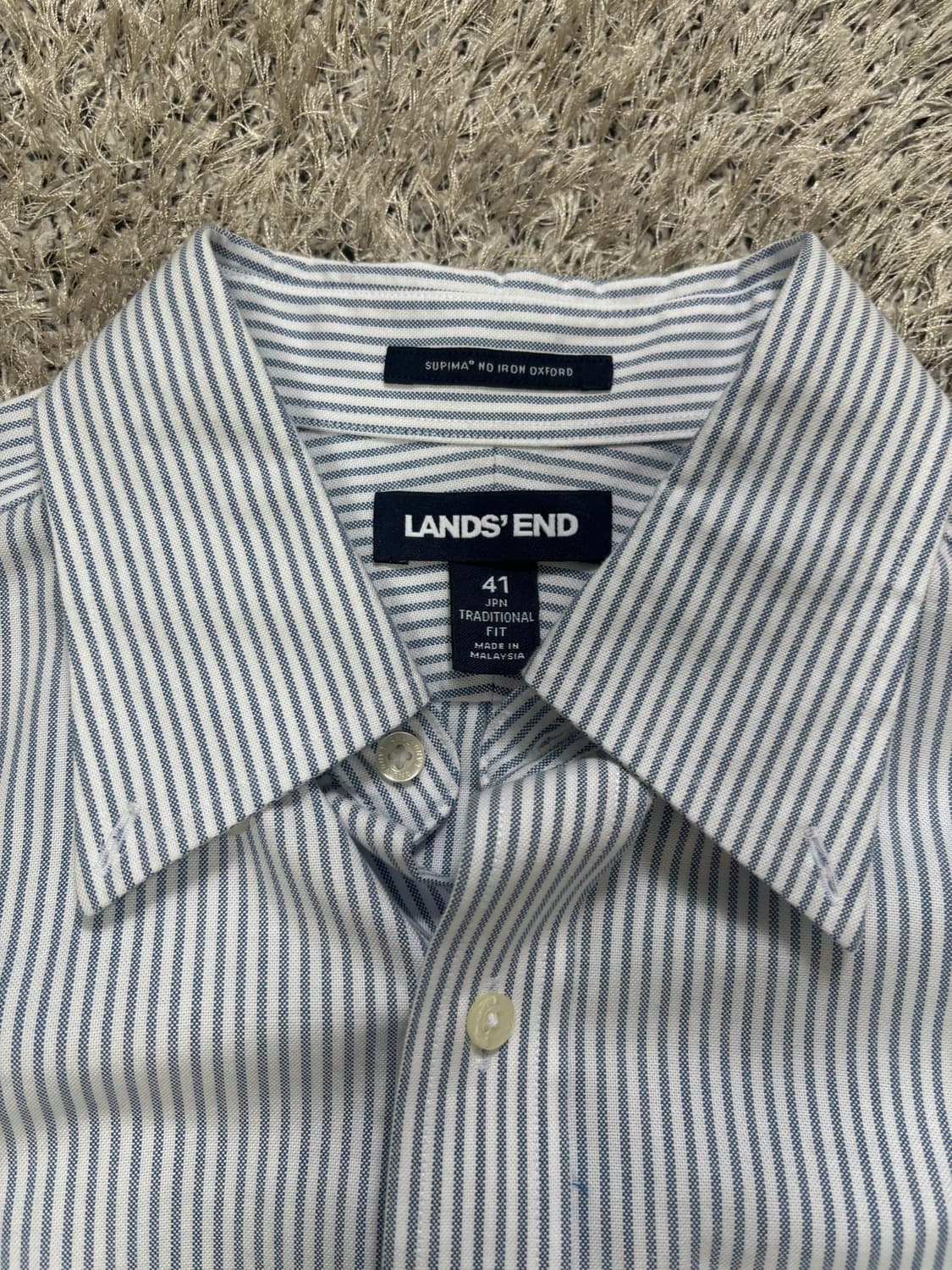 일본판 LANDS END 스트라이프 반팔셔츠 사이즈 100 상품이미지3