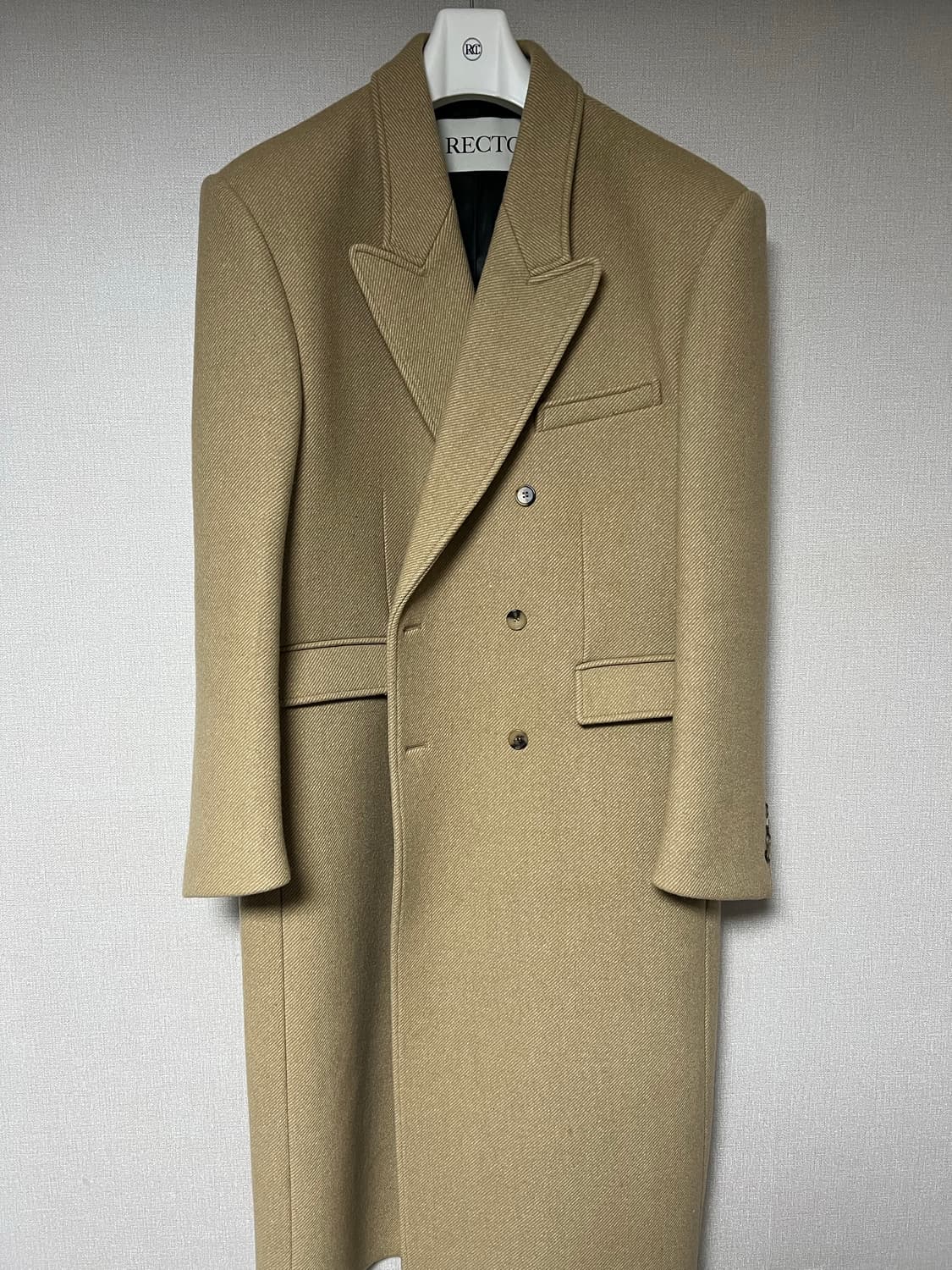 [L]렉토 로버펠트 코트 베이지 상품이미지1