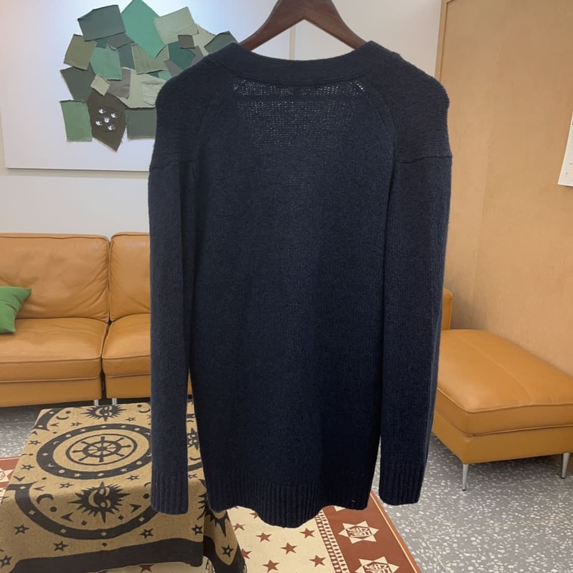 유니클로 모던캐주얼 울혼방 니트 가디건 M C08701 상품이미지4