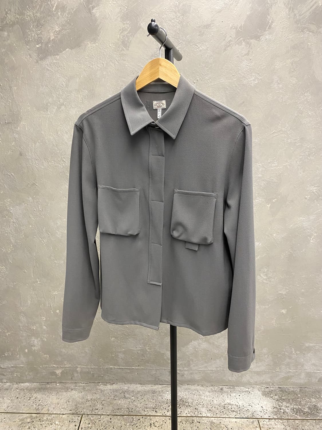 [44] 90s 조르지오 아르마니 아카이브 피스 폴리쉘 셔츠 자켓 상품이미지2