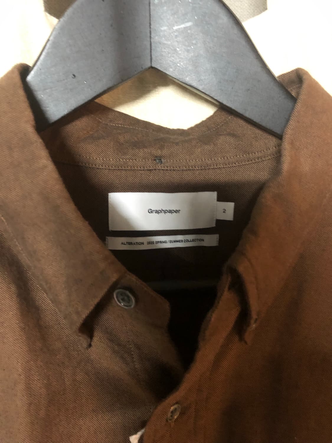 그라프페이퍼 옥스포드 셔츠 Graphpaper Oxford L/S B.D 상품이미지4