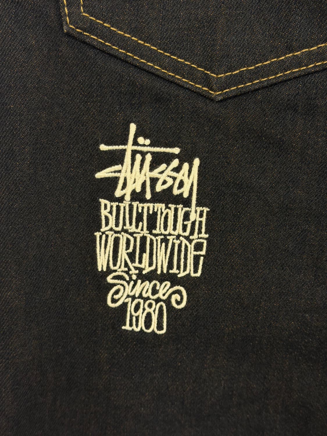 [32x30] 스투시x리바이스 크리스피 린스 568 진 상품이미지4