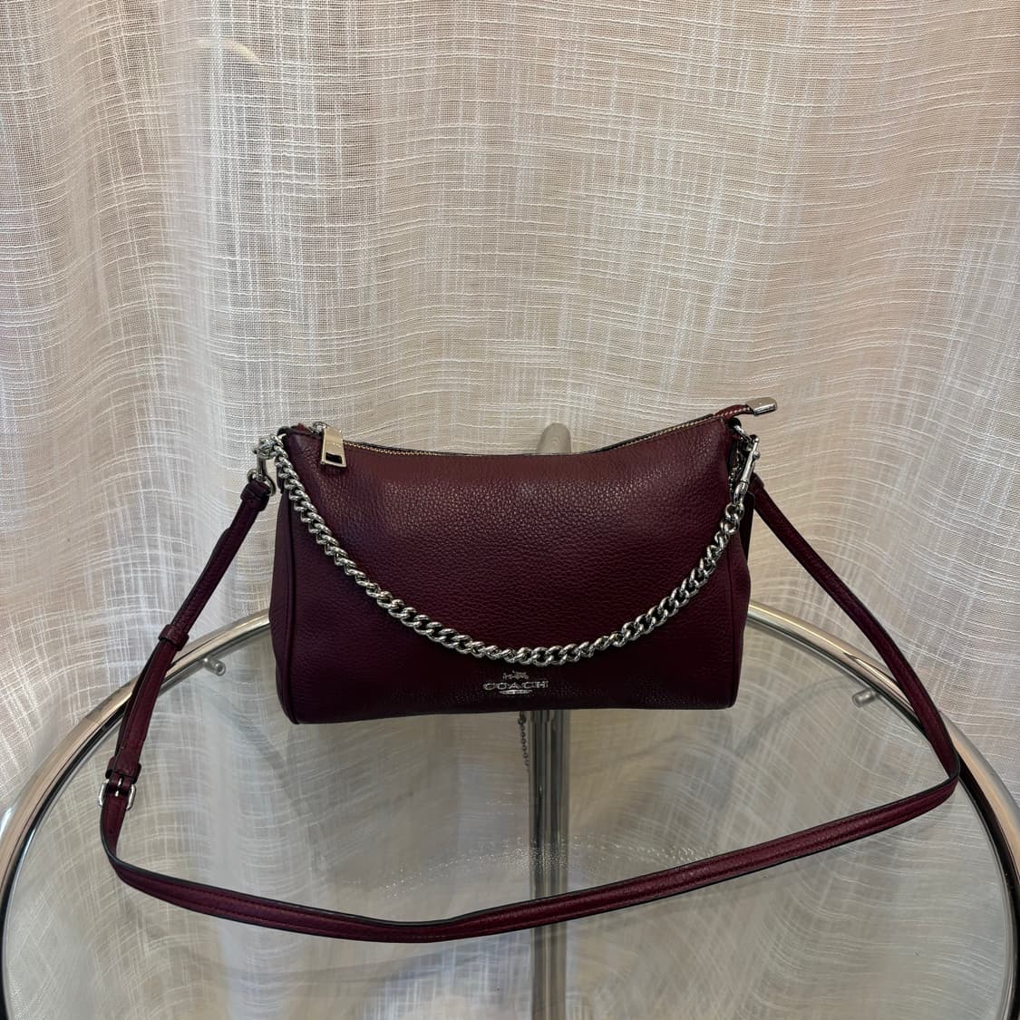 정품 코치 가죽 투웨이 크로스백     상품이미지1