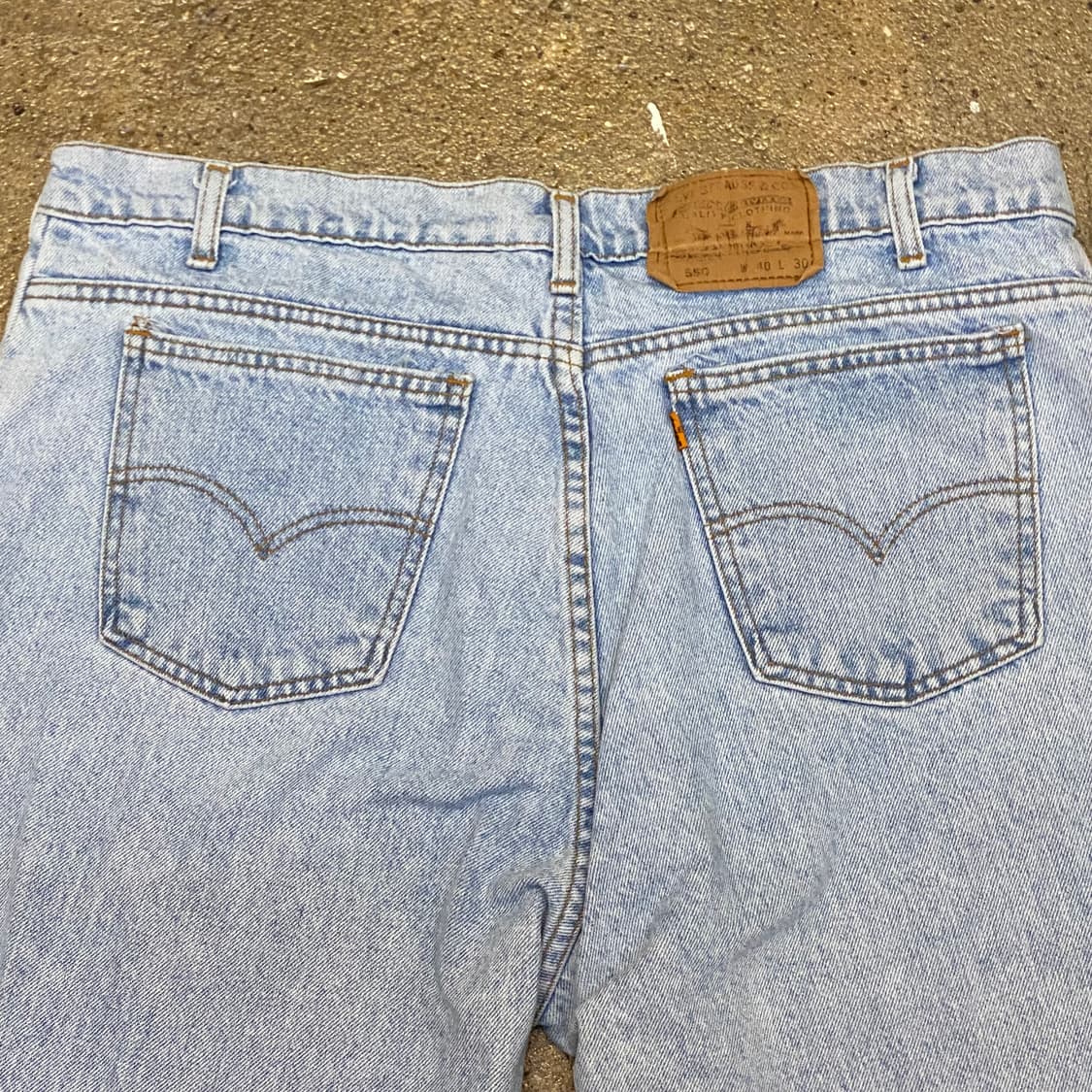 미국 빈티지 리바이스 오렌지탭 550 청바지 상품이미지5