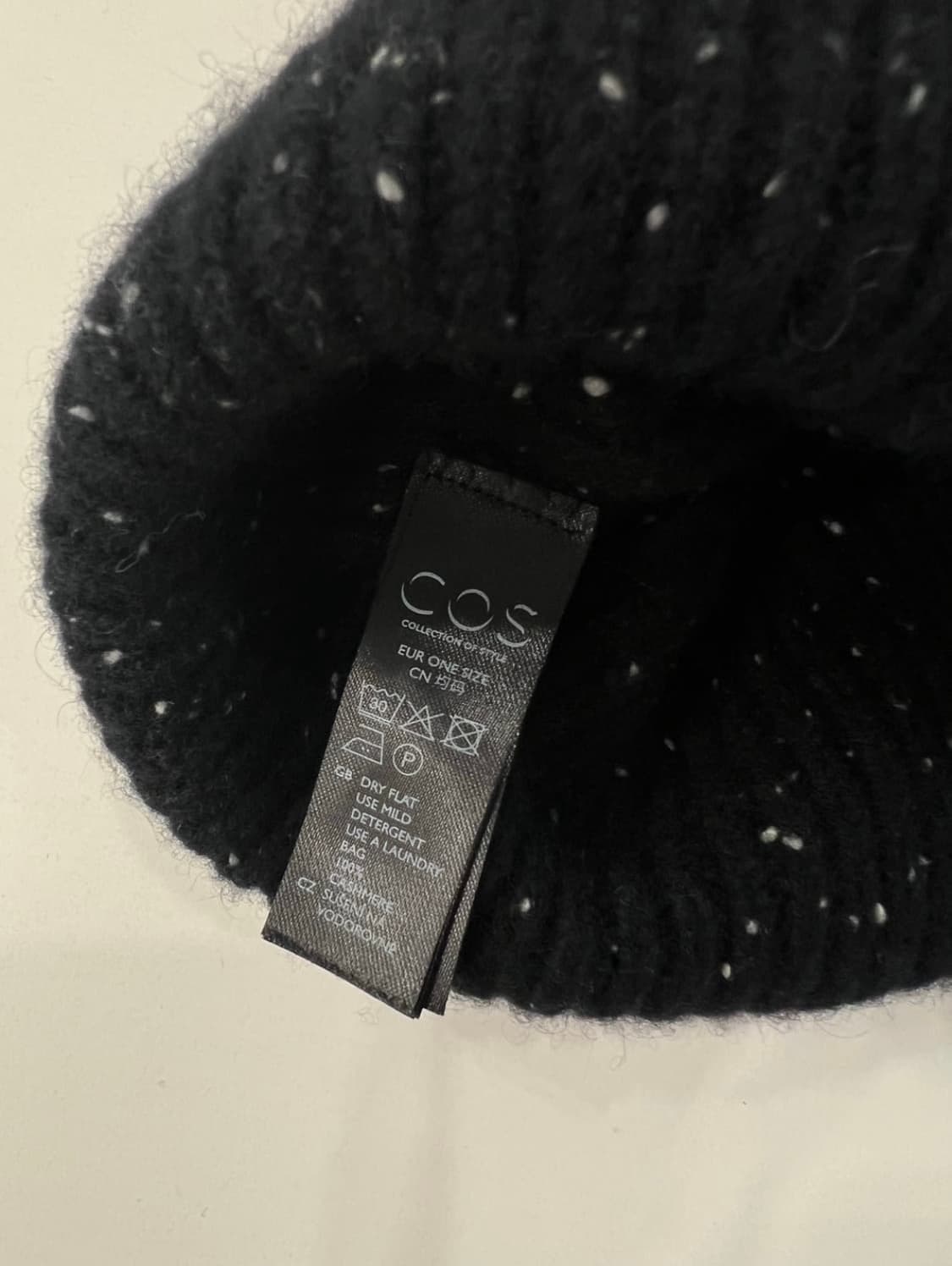 cos 코스 캐시미어 블랙 비니 상품이미지3