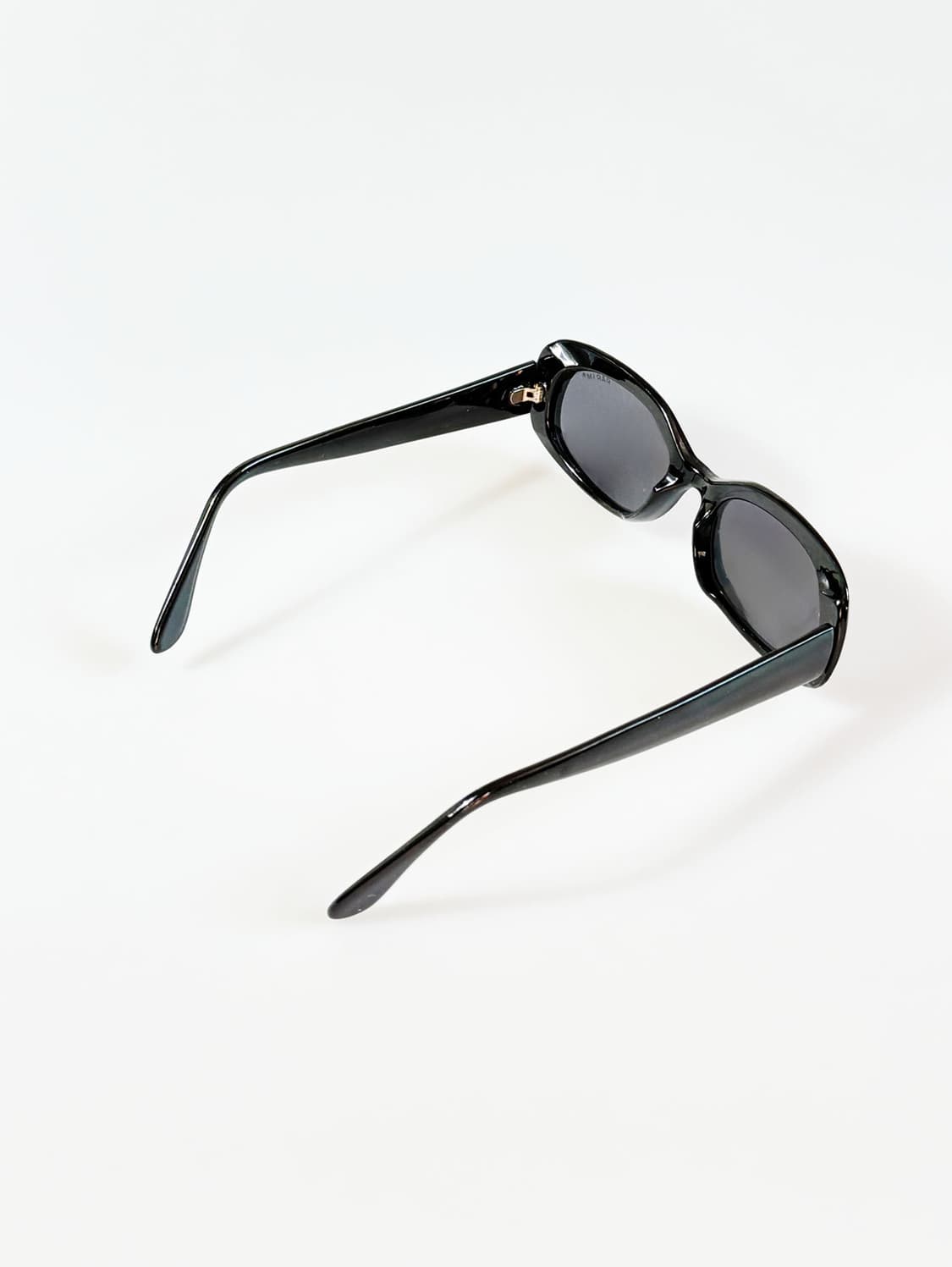 90s PARIM 블랙 볼드 스퀘어 빈티지 선글라스 상품이미지4