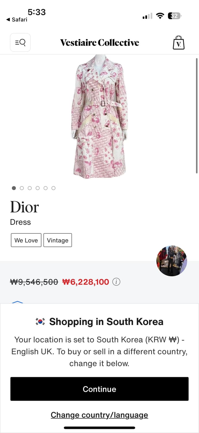 크리스찬디올코트 상품이미지5