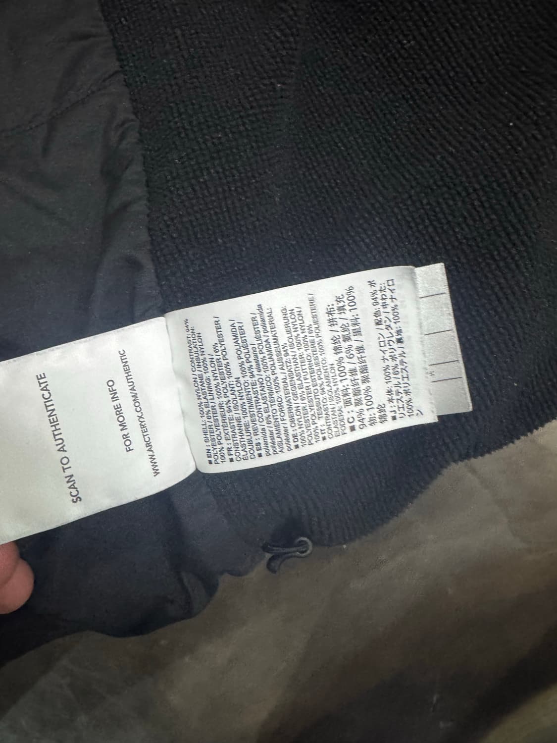 아크테릭스 아톰 후디 lt 블랙 m 상품이미지7