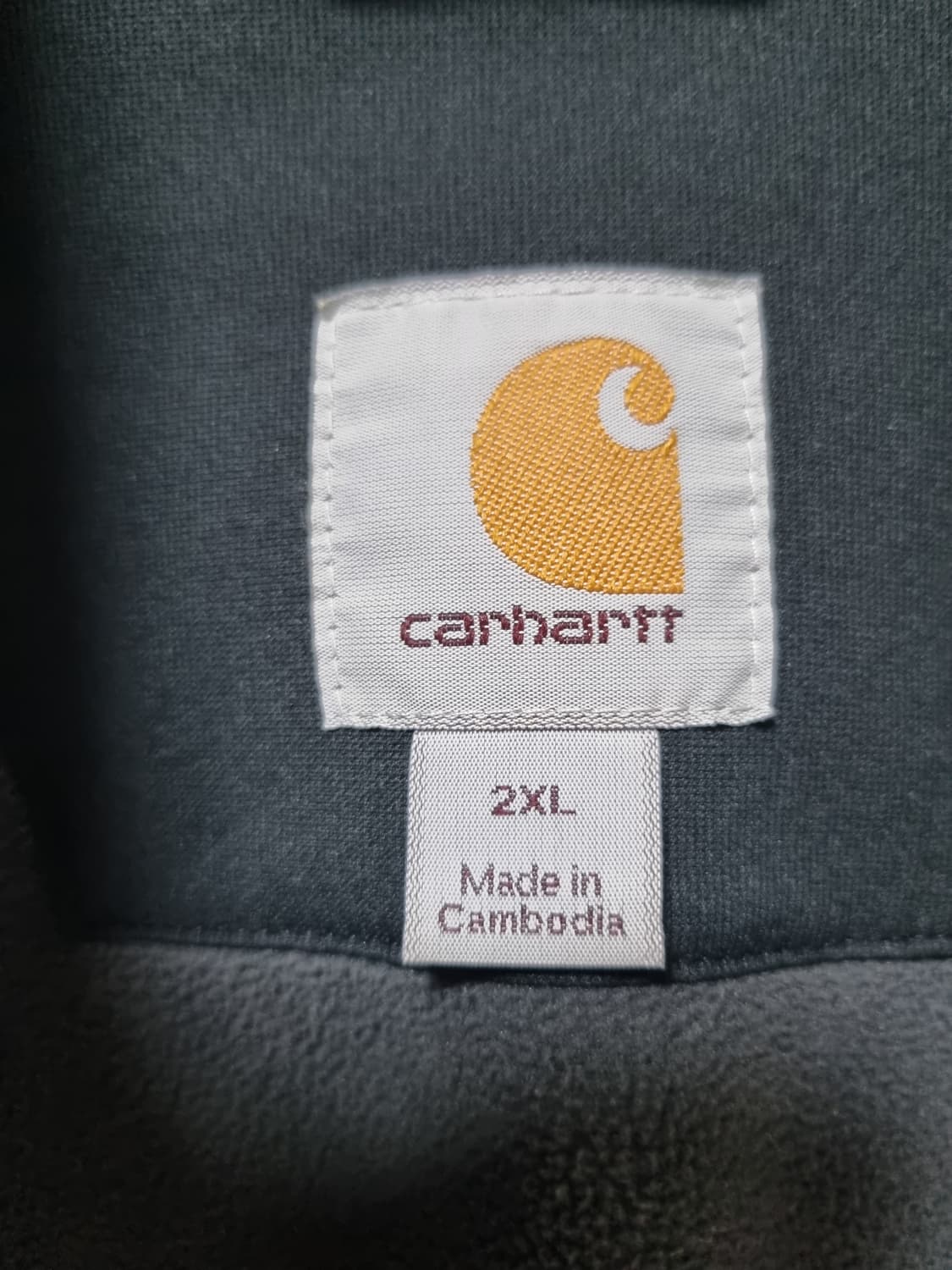 칼하트 크로울리 소프트쉘 레인 자켓 차콜 XXL 상품이미지3