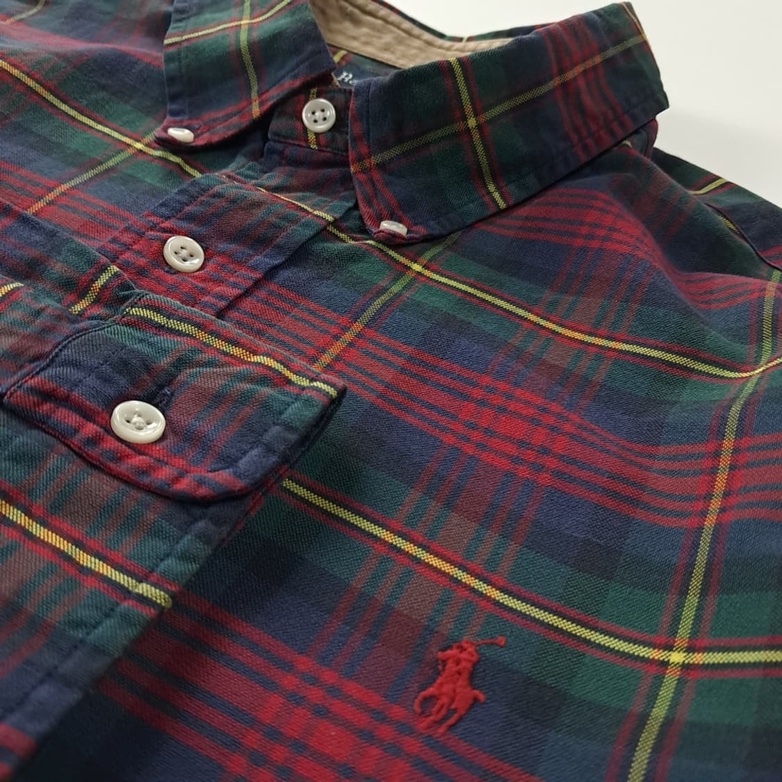 CK518 XL 폴로 00s 클래식 타탄체크 셔츠 남방 상품이미지4
