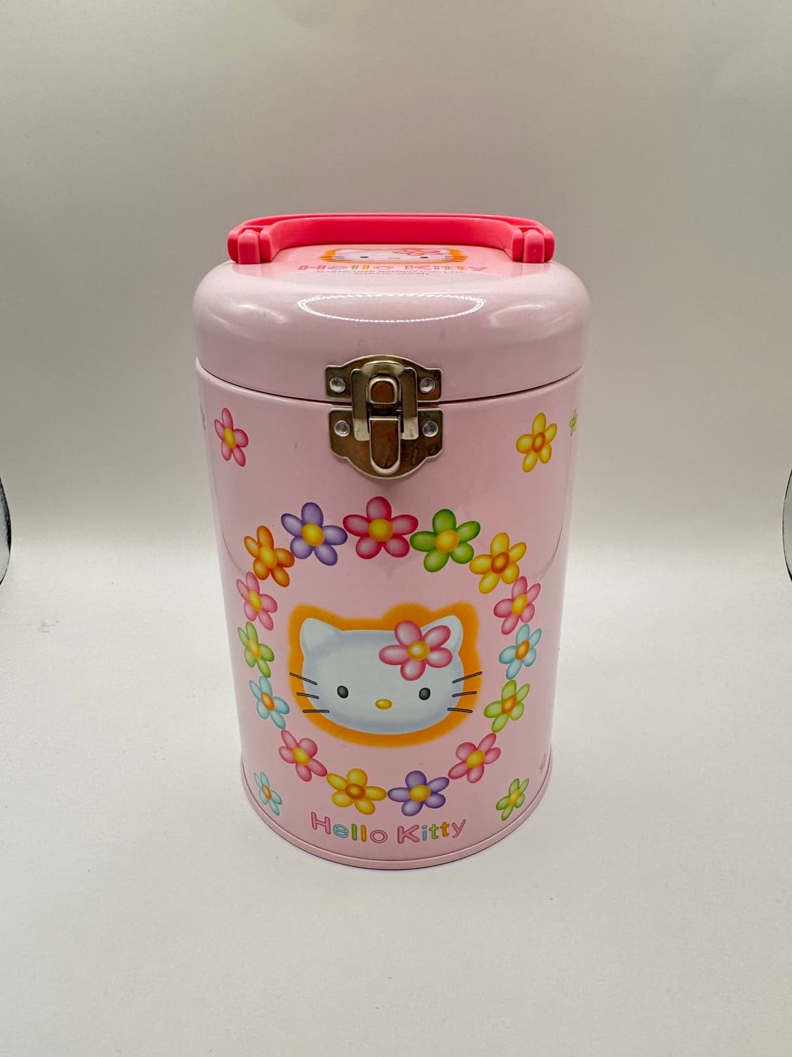 98년 키티 카오하나 원형 틴케이스/고전키티 상품이미지1