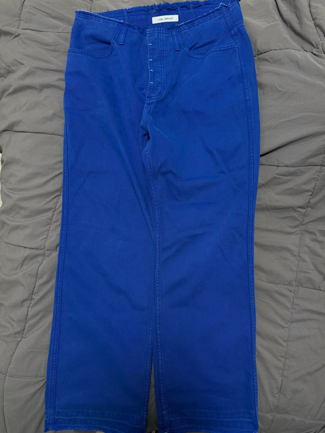 리젤서비스 컷오프 코발트 팬츠 1사이즈 팝니다 상품이미지2