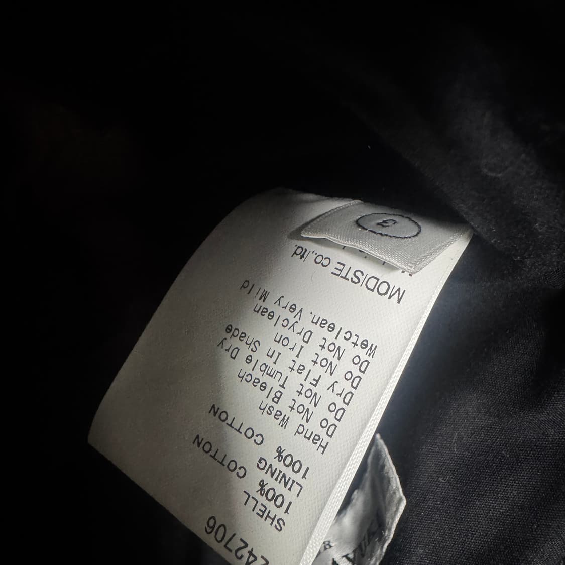 3) 키지마타카유키 파라핀 덕 세일러 버킷햇 블랙 상품이미지5