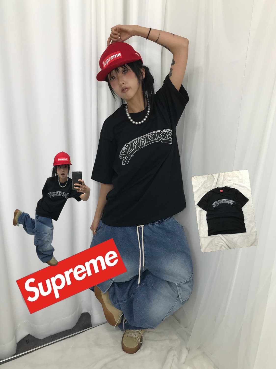 Supreme Applique Arc S/S Top - 22SS 상품이미지1